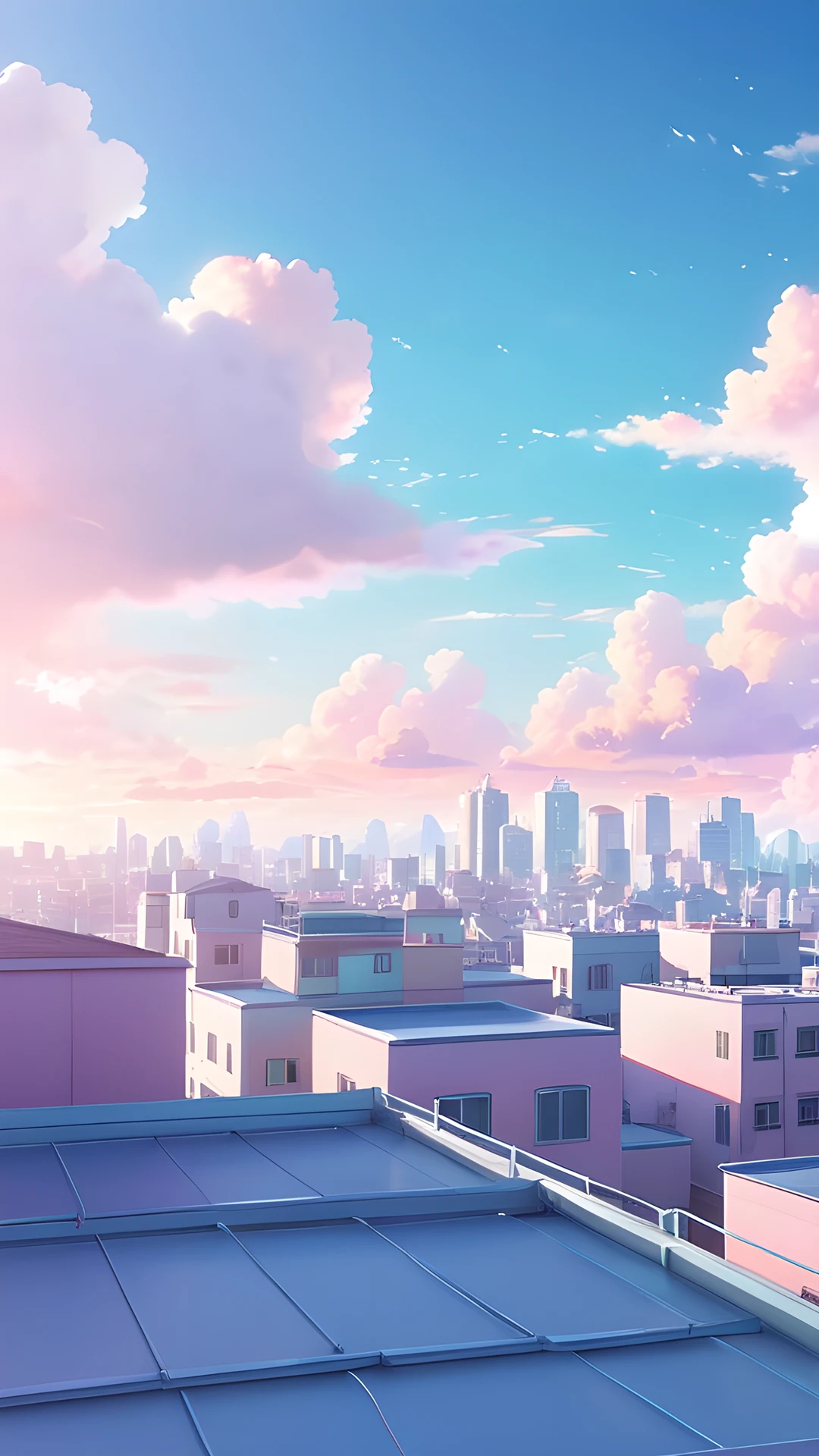 iPhone Anime Aesthetic (Safe) city rooftop 2025-10-18