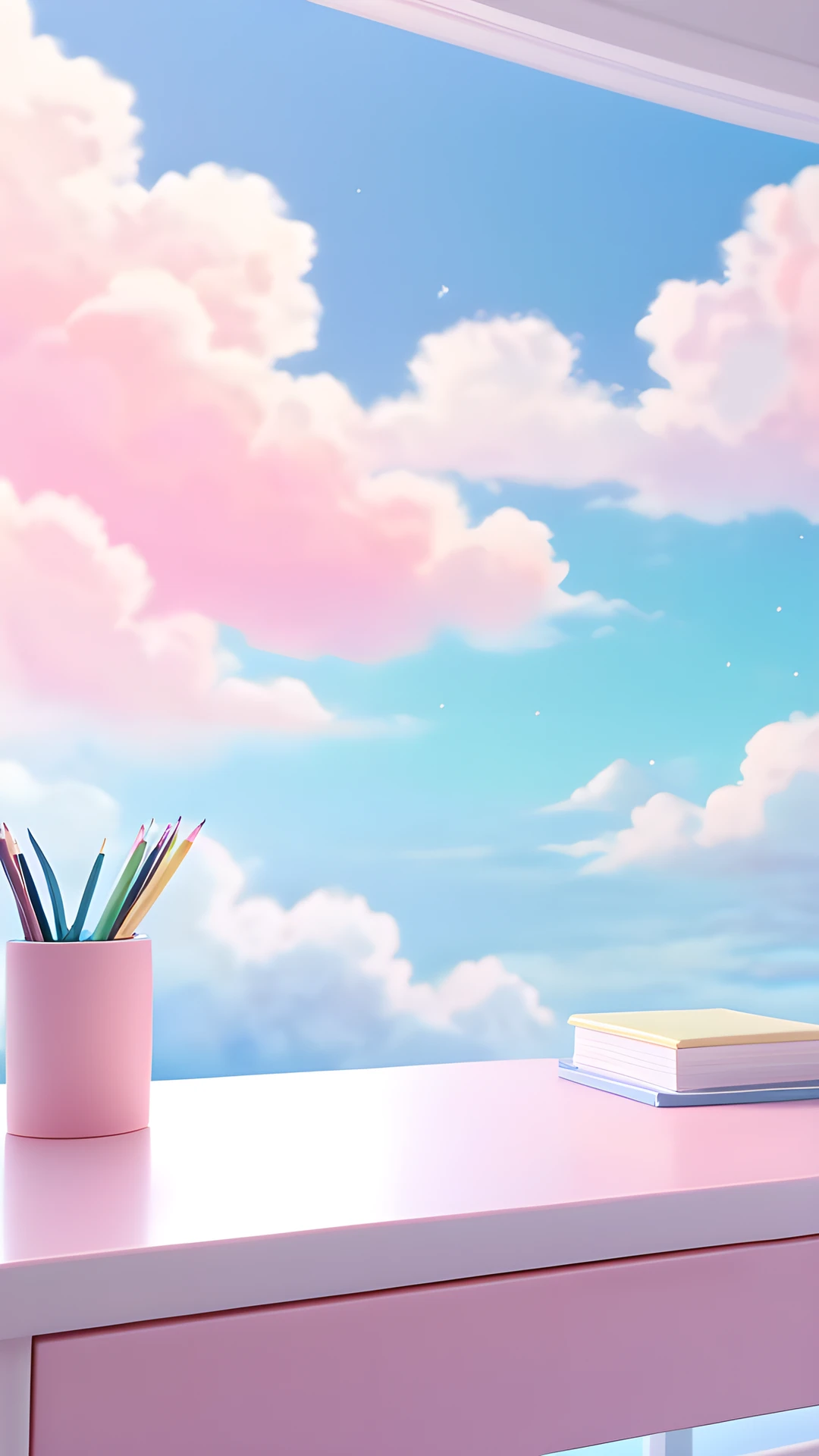 iPhone Anime Aesthetic (Safe) room desk 2025-10-18