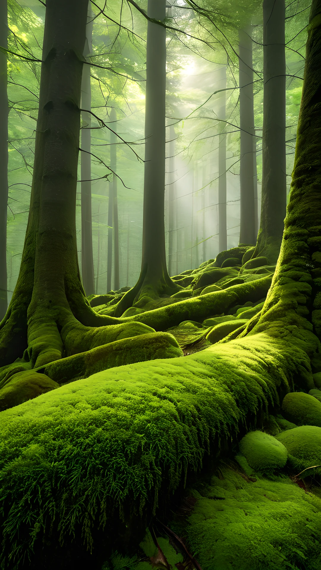 iPhone Nature Green Forest moss 2025-10-18