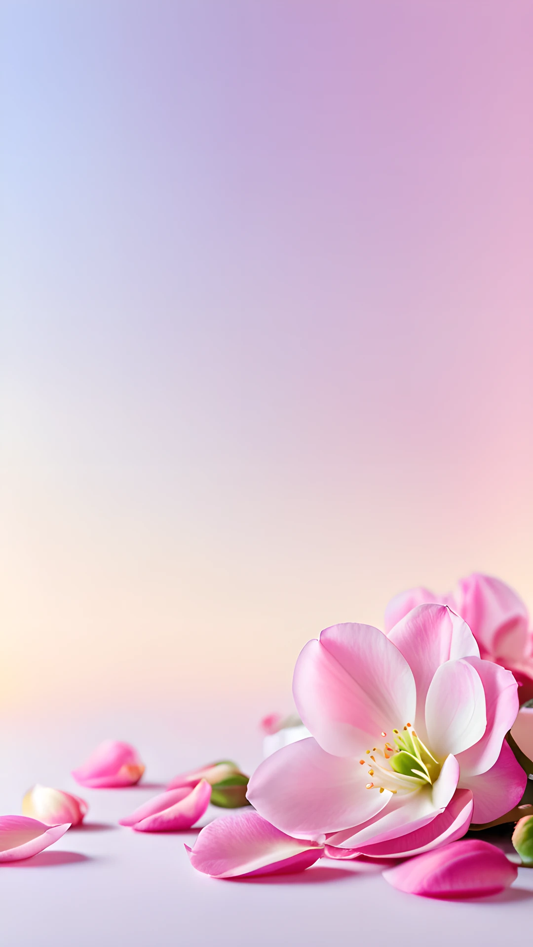 Spring Pastel Blossoms (Mobile) petals 2025-10-18