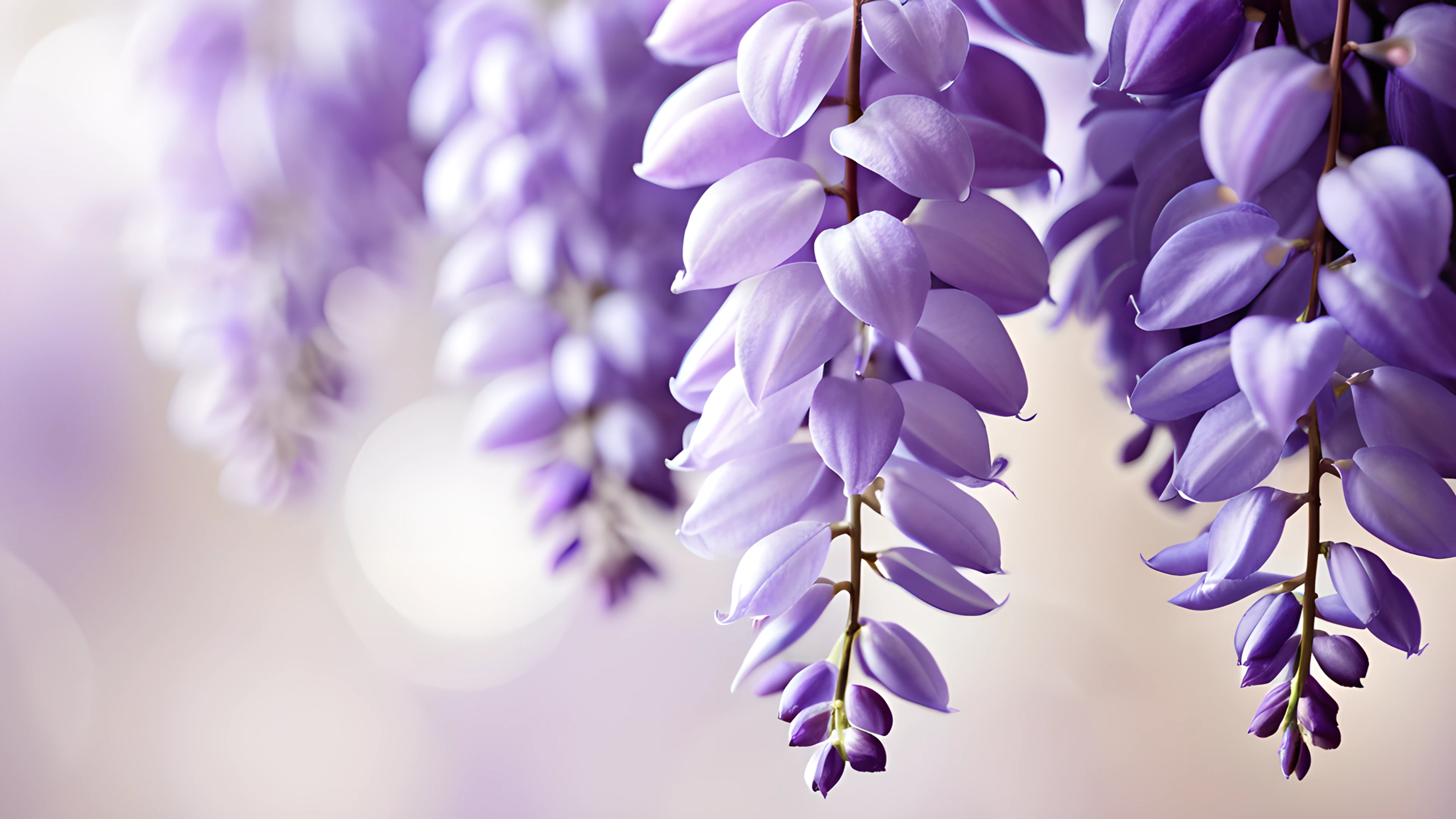 4K Flowers & Sakura wisteria 2025-10-21