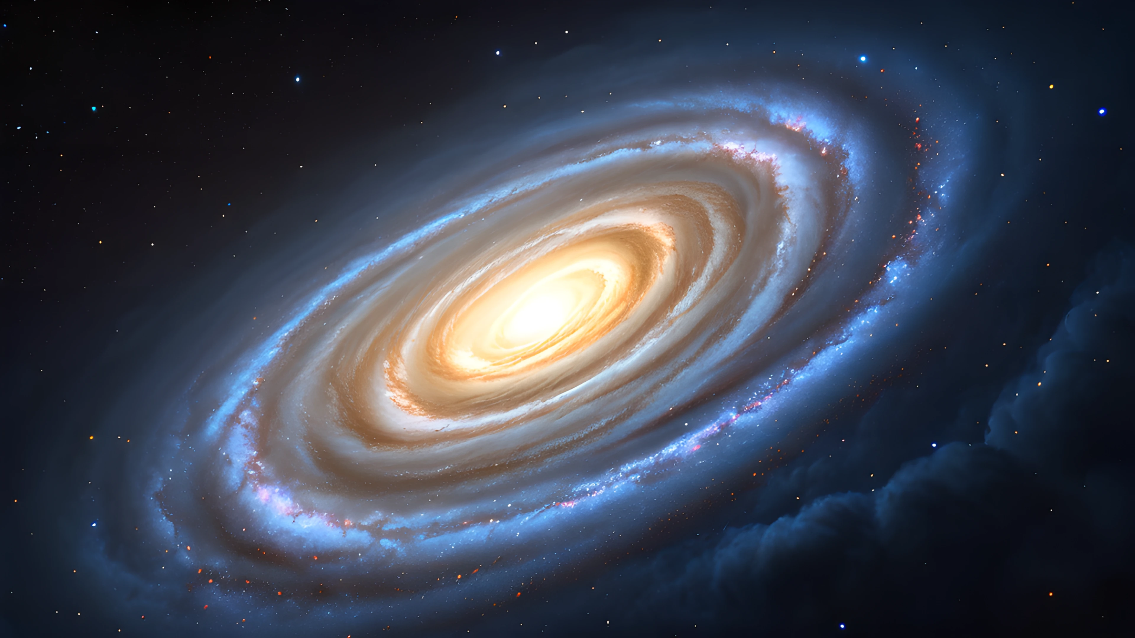 4K Space Nebula cosmic dust 2025-10-20