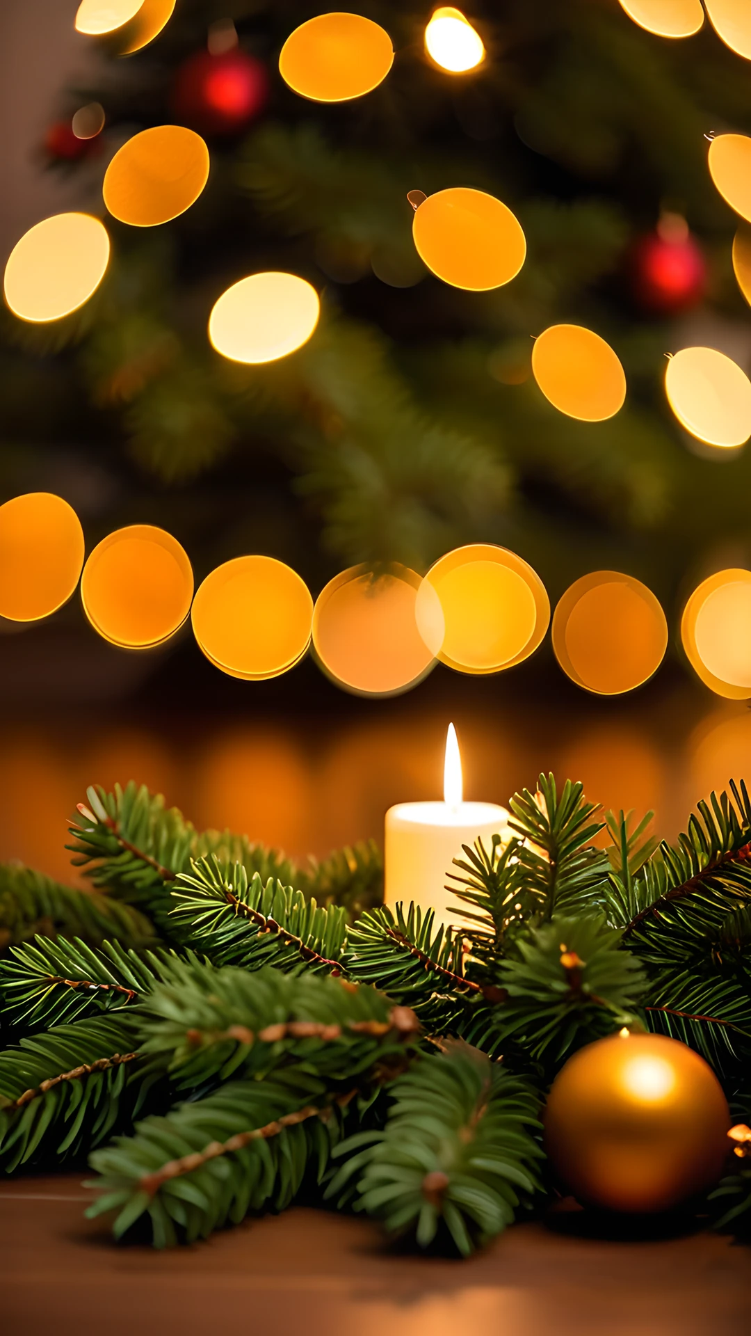 Christmas Cozy Lights (Mobile) fir branches 2025-10-20