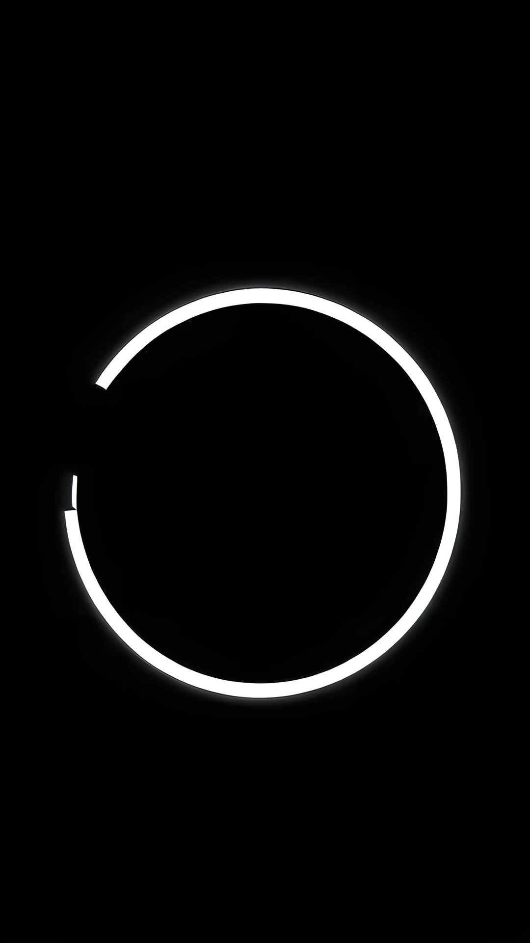 iPhone AMOLED Black Minimal circles 2025-10-20