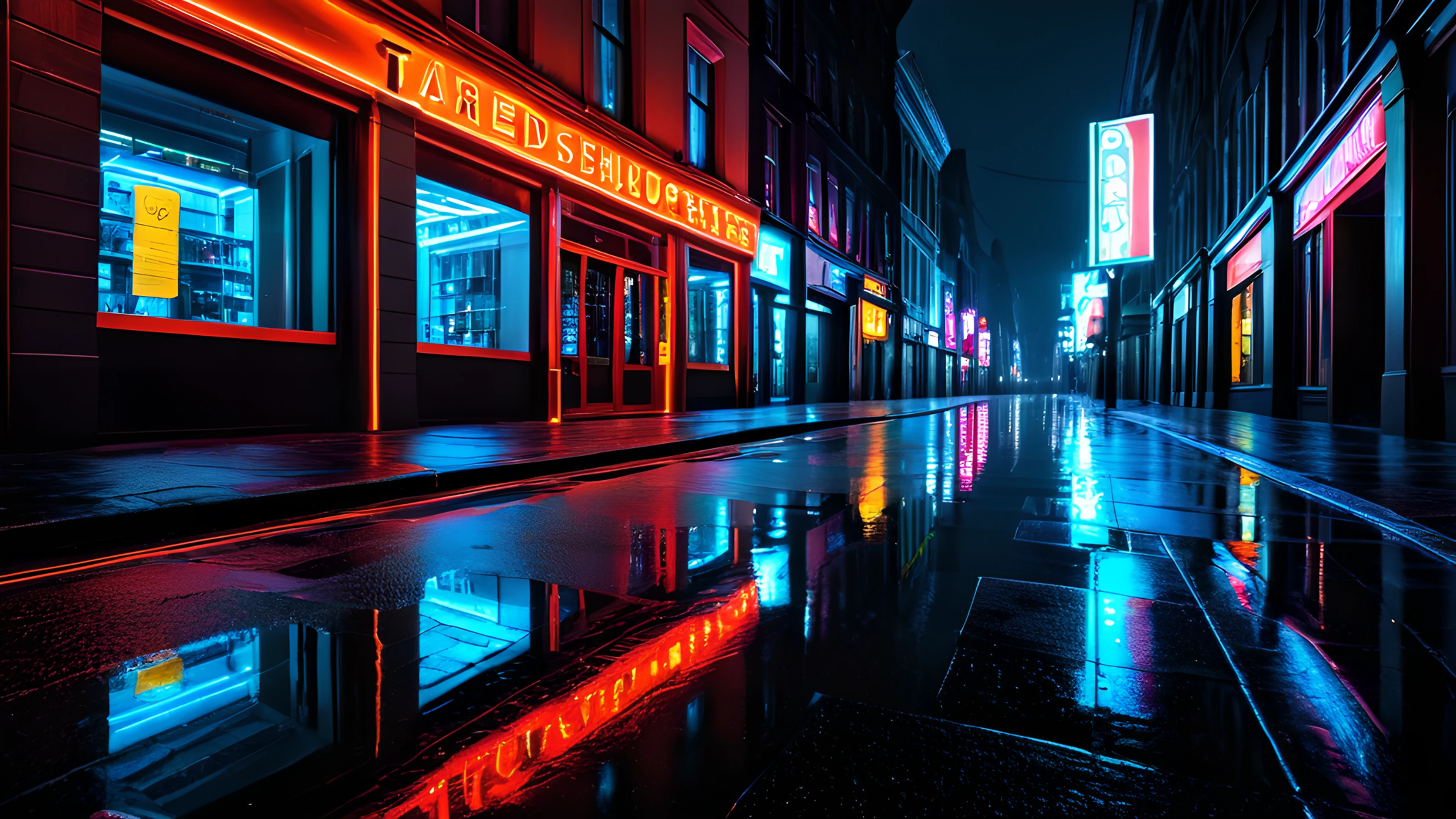 4K City Night Neon signs 2025-10-21