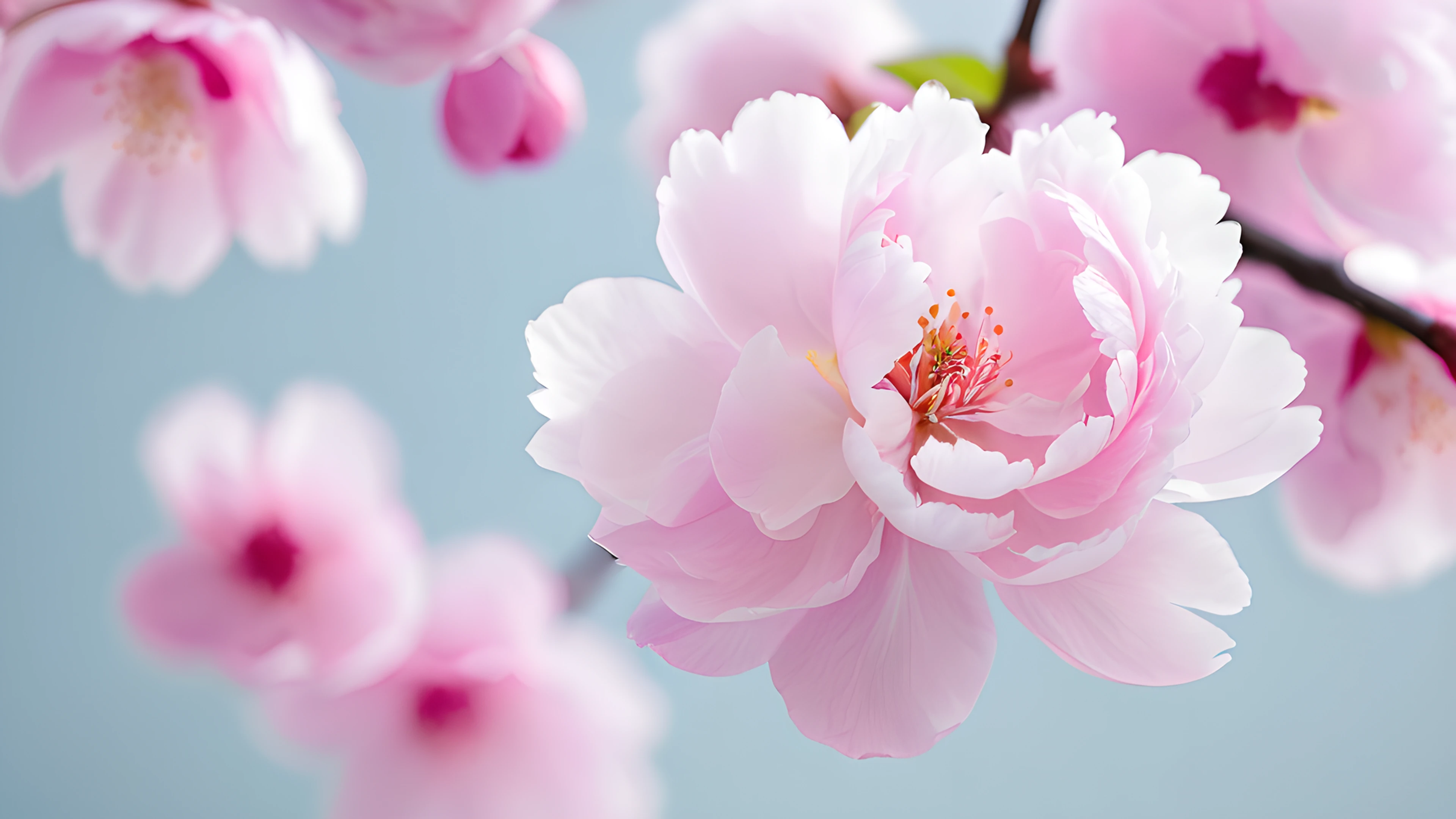 4K Flowers & Sakura peony 2025-10-21