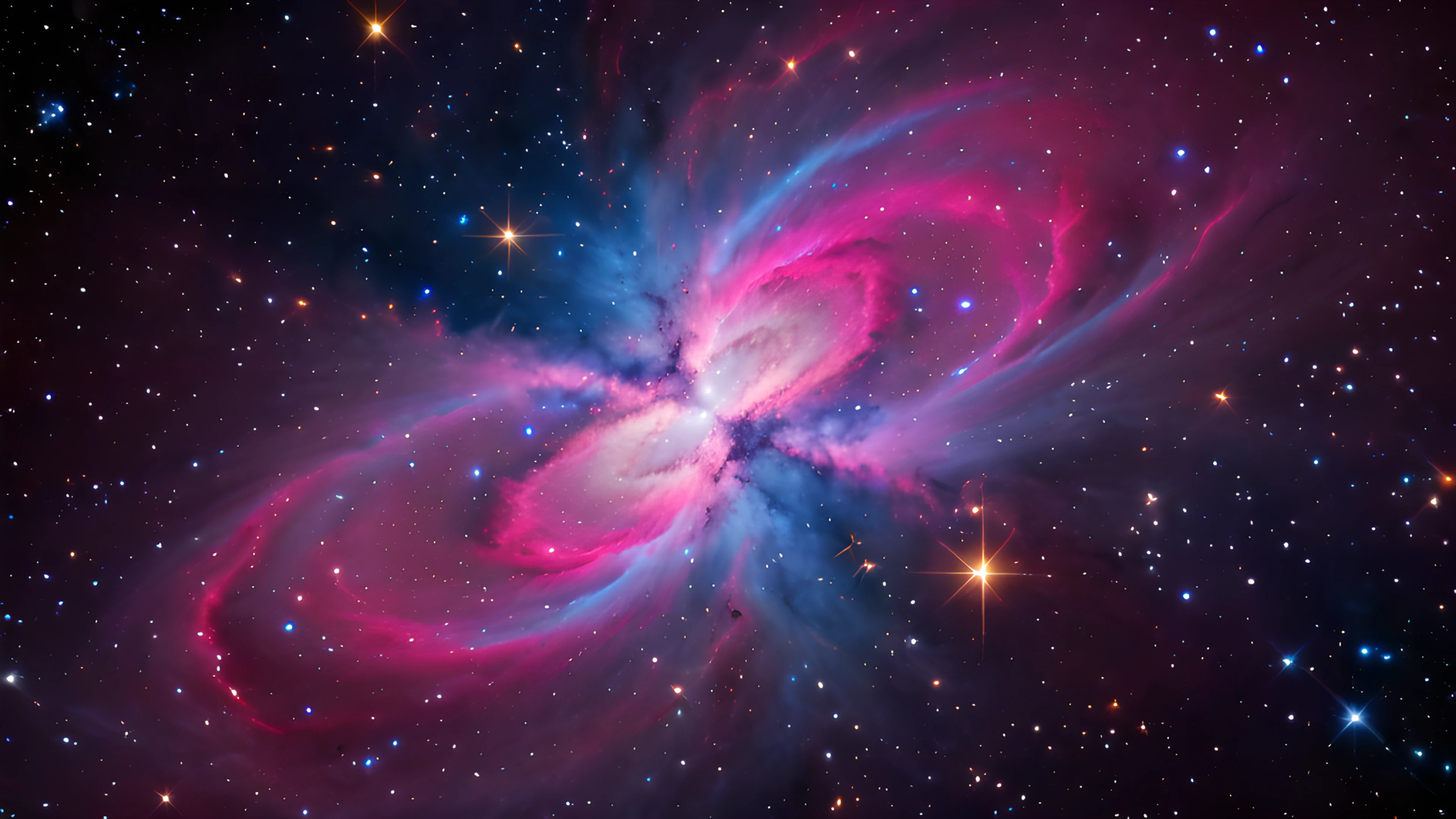 4K Space Nebula star cluster 2025-10-21