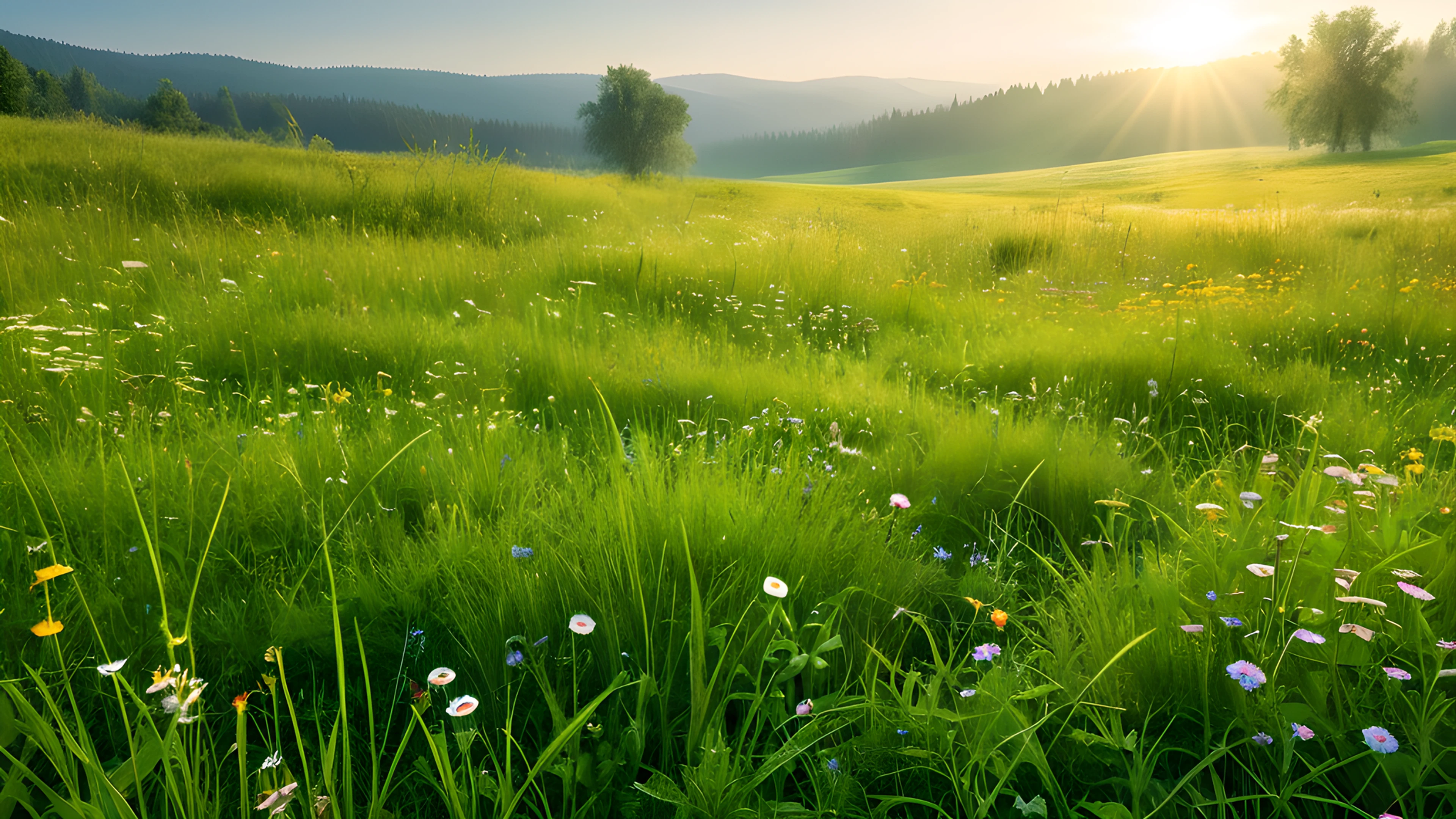 4K Spring Meadow grass 2025-10-21