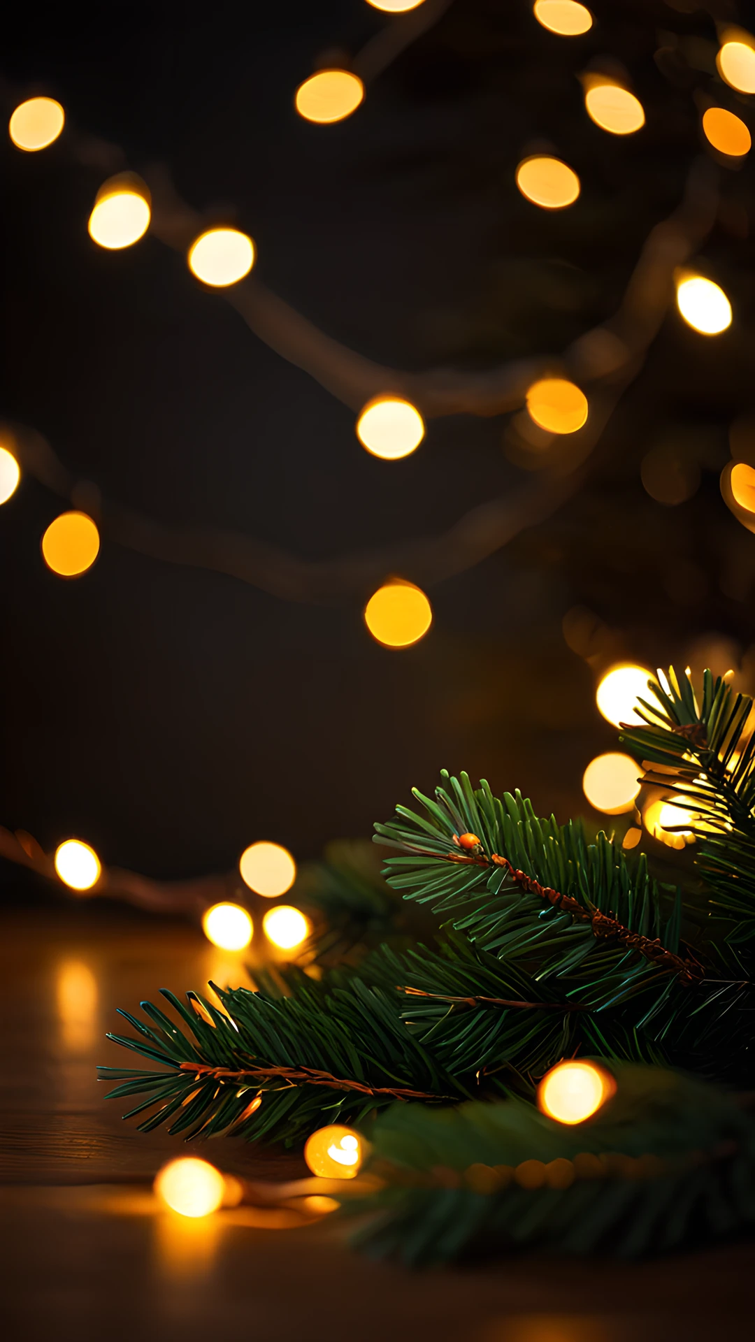 Christmas Cozy Lights (Mobile) fir branches 2025-10-21