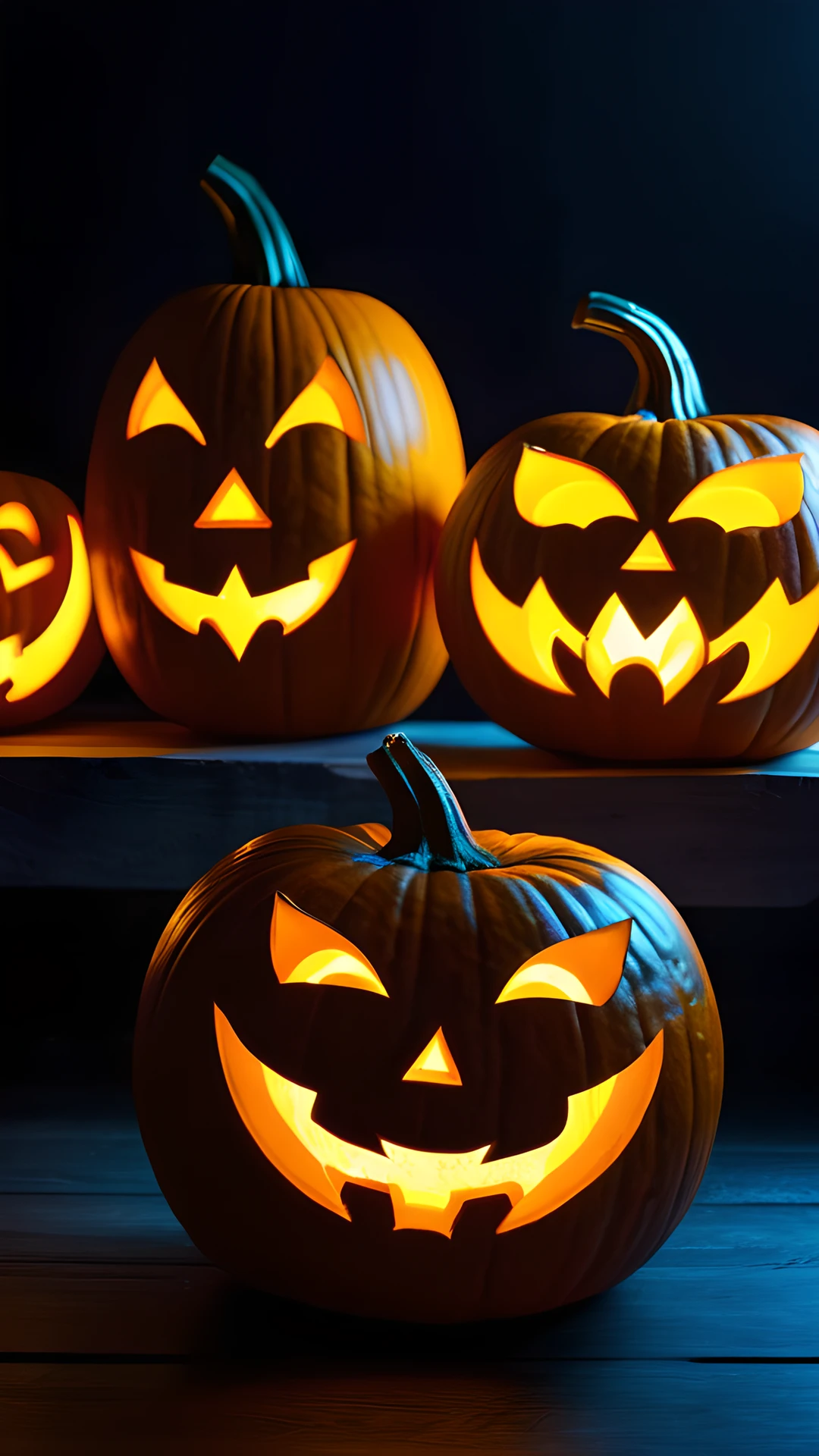 Halloween Neon Pumpkins (Mobile) bats 2025-10-21