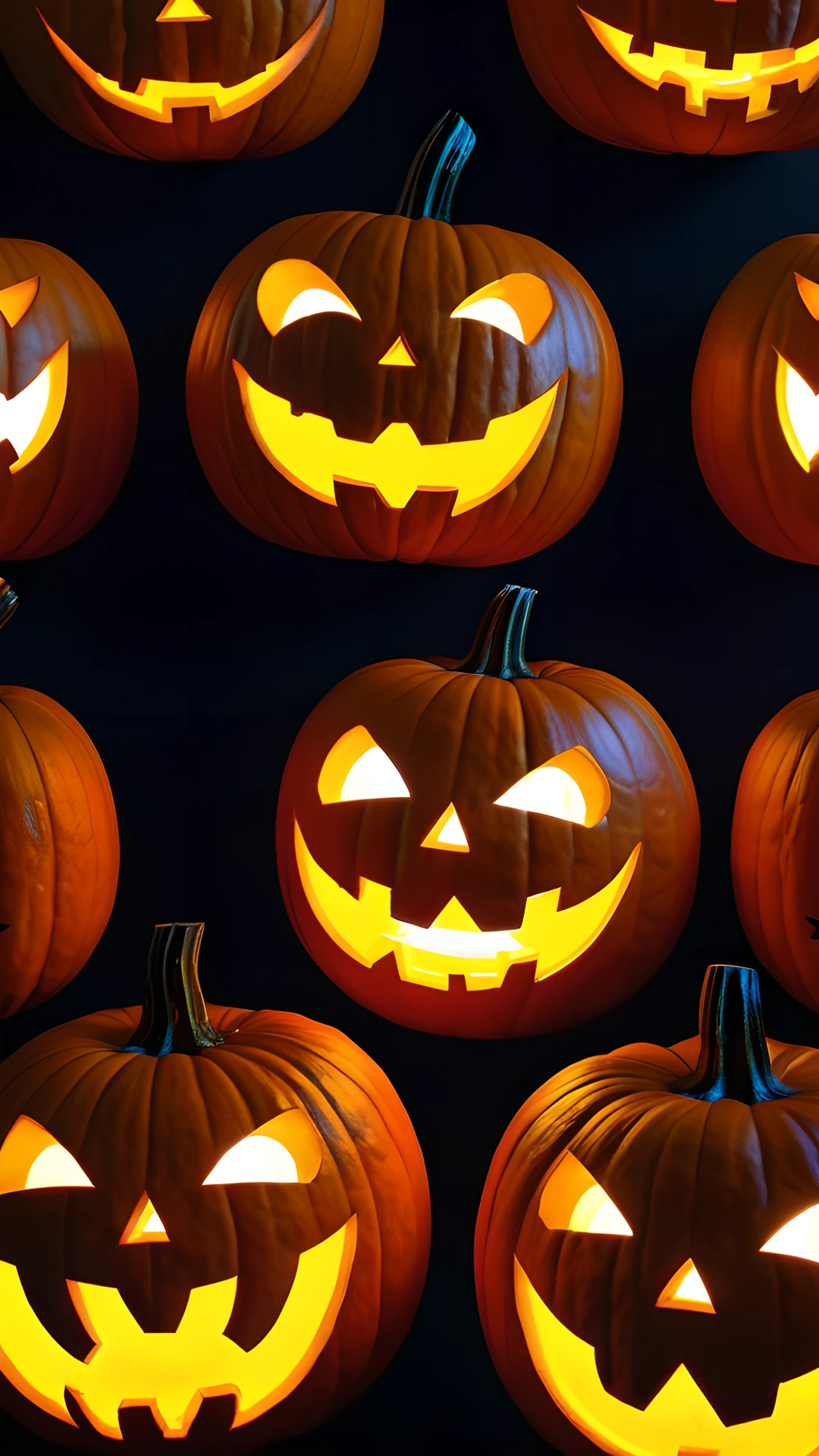 Halloween Neon Pumpkins (Mobile) jack-o'-lantern 2025-10-21