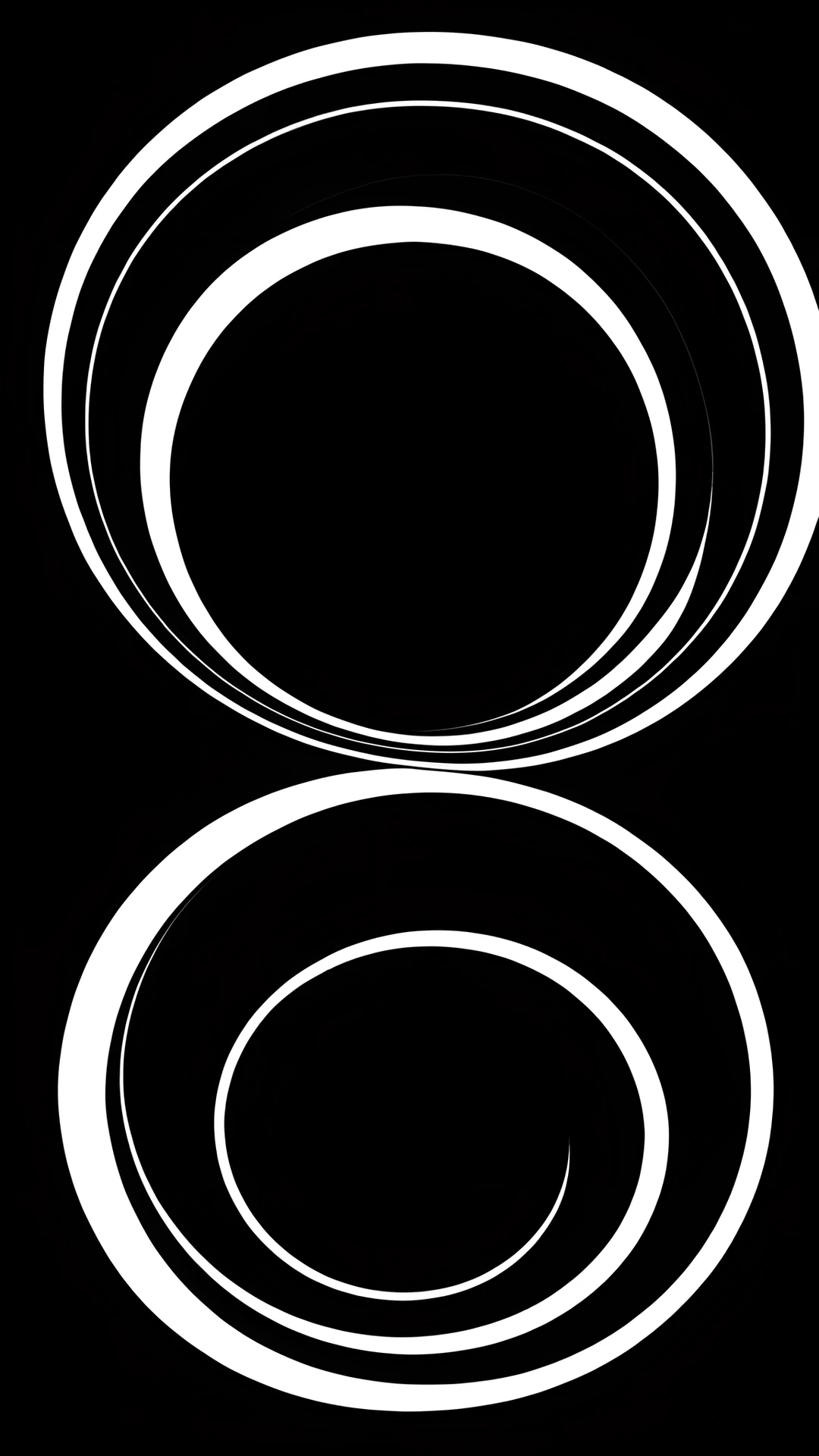 iPhone AMOLED Black Minimal circles 2025-10-21