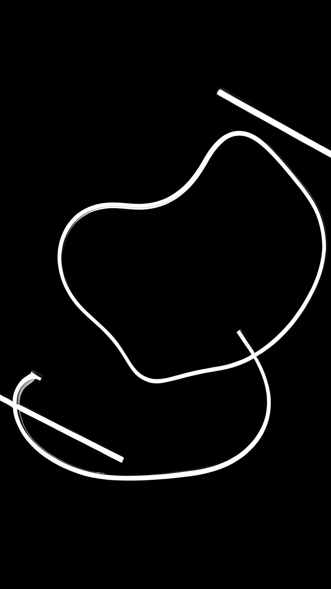 iPhone AMOLED Black Minimal curves 2025-10-21
