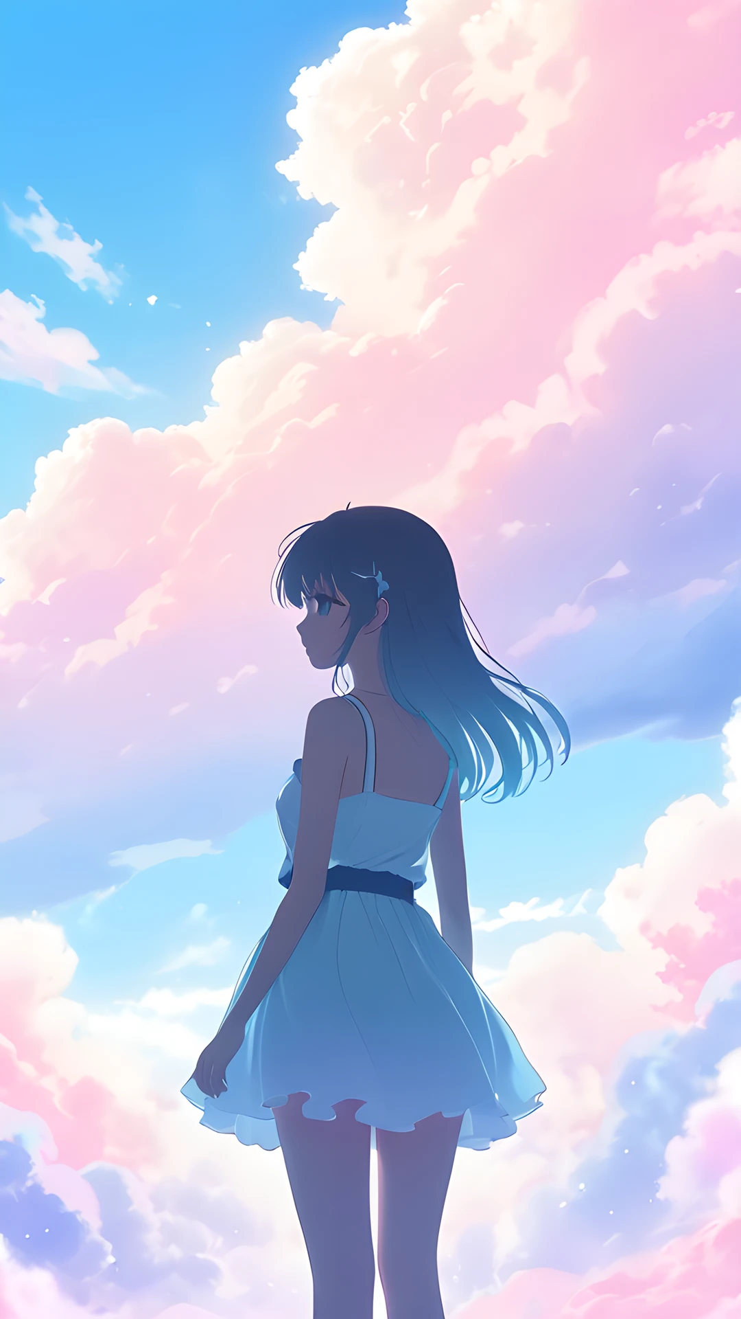 iPhone Anime Aesthetic (Safe) girl silhouette 2025-10-21