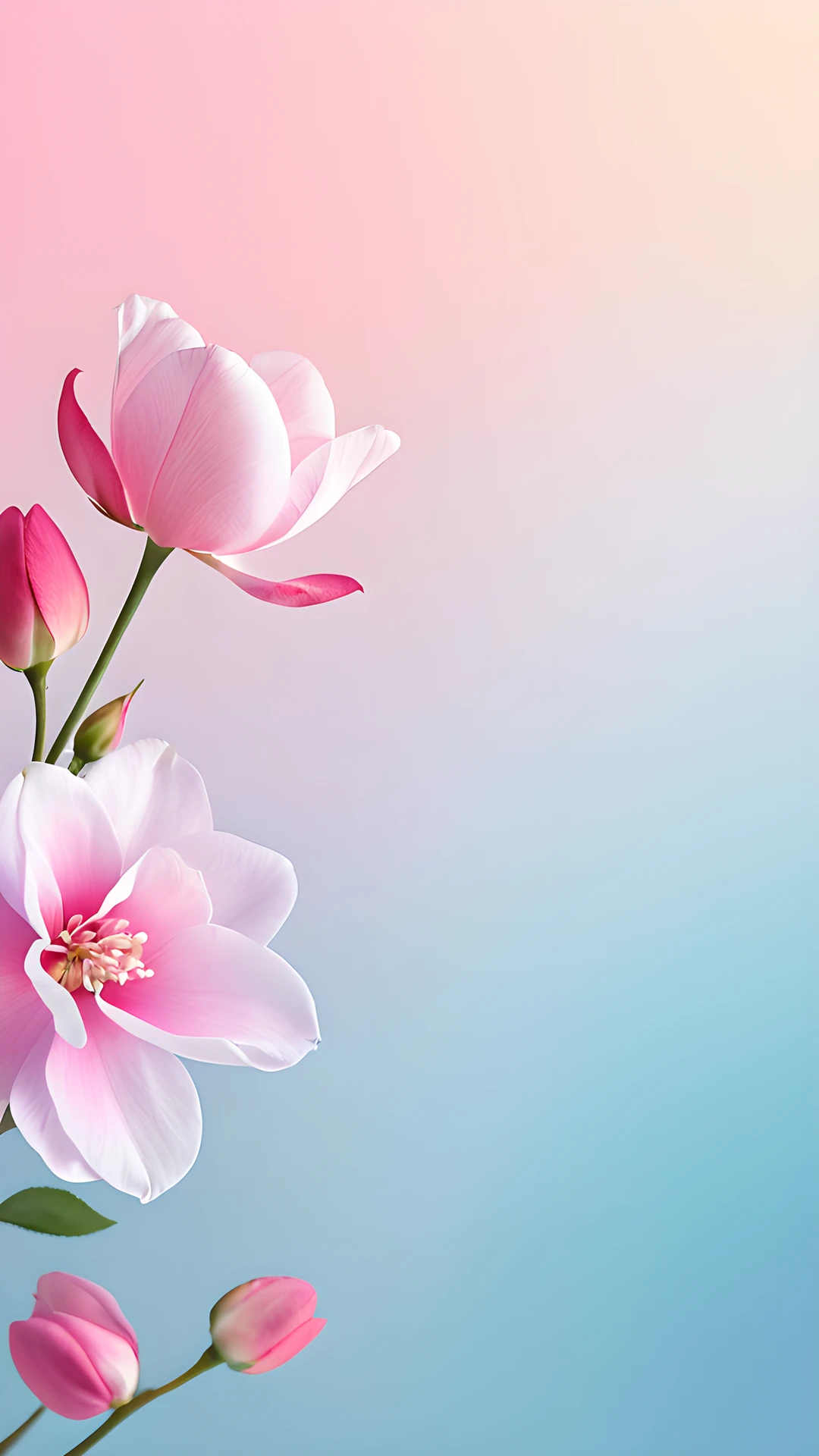 Spring Pastel Blossoms (Mobile) petals 2025-10-21