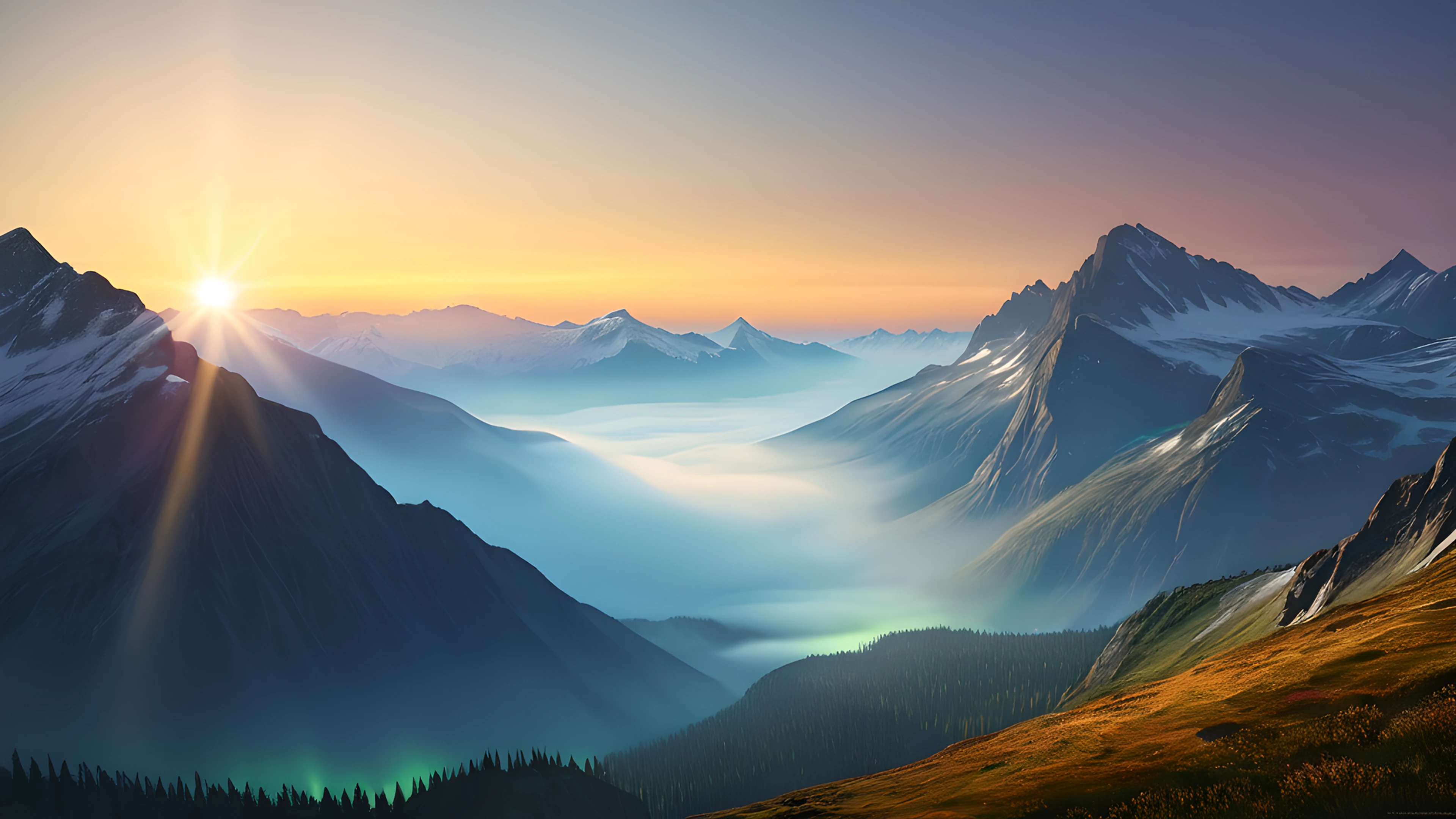 4K Epic Landscape northern lights 2025-10-23