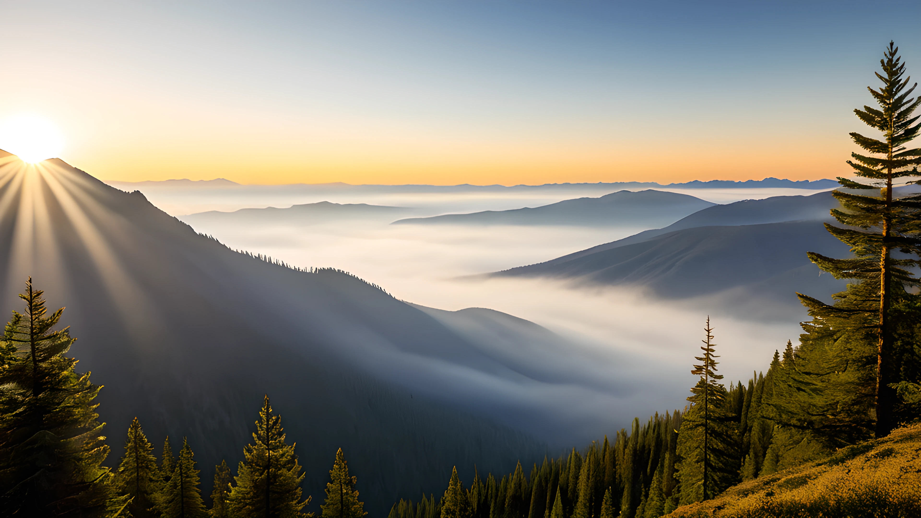 4K Epic Landscape pine forest 2025-10-23