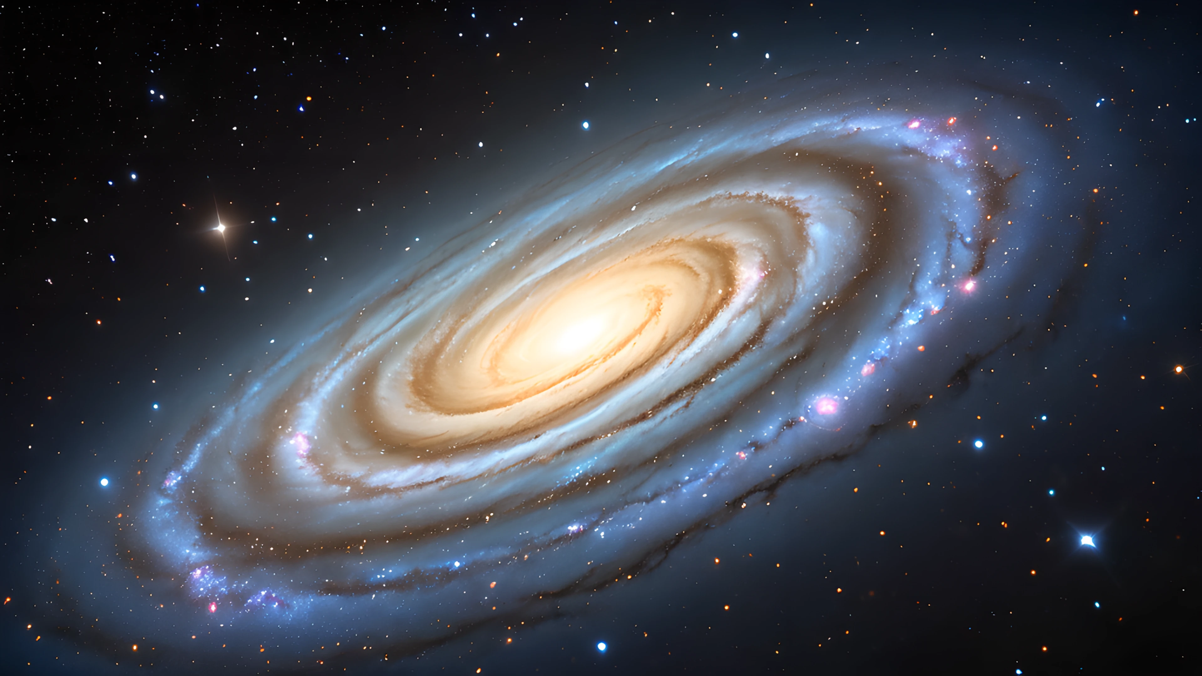 4K Space Nebula star cluster 2025-10-23