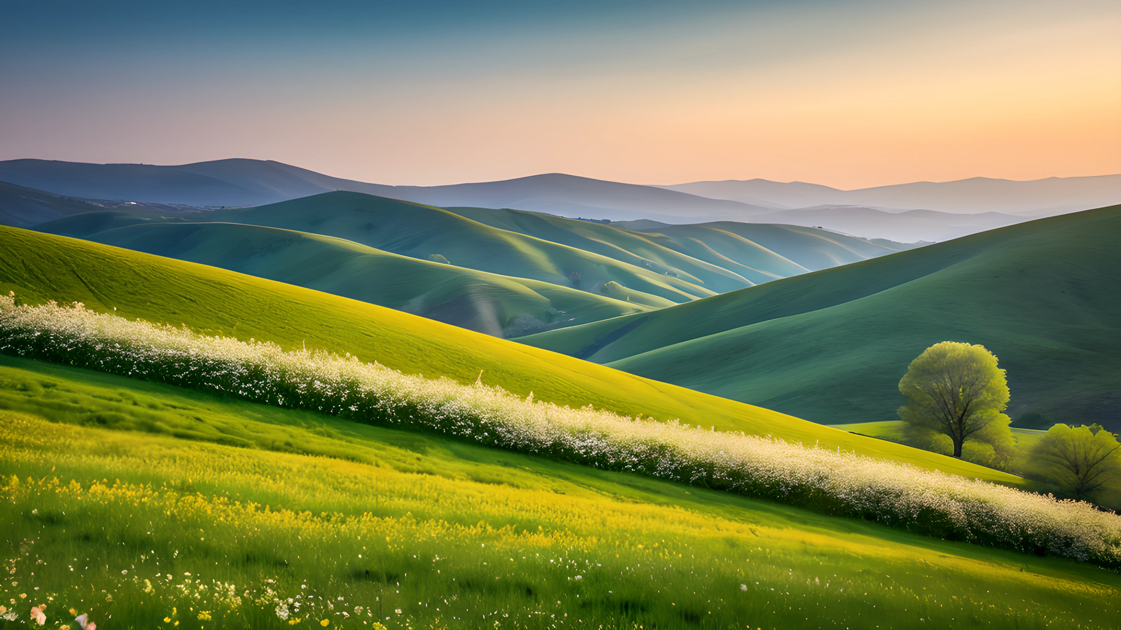 4K Spring Meadow hills 2025-10-23