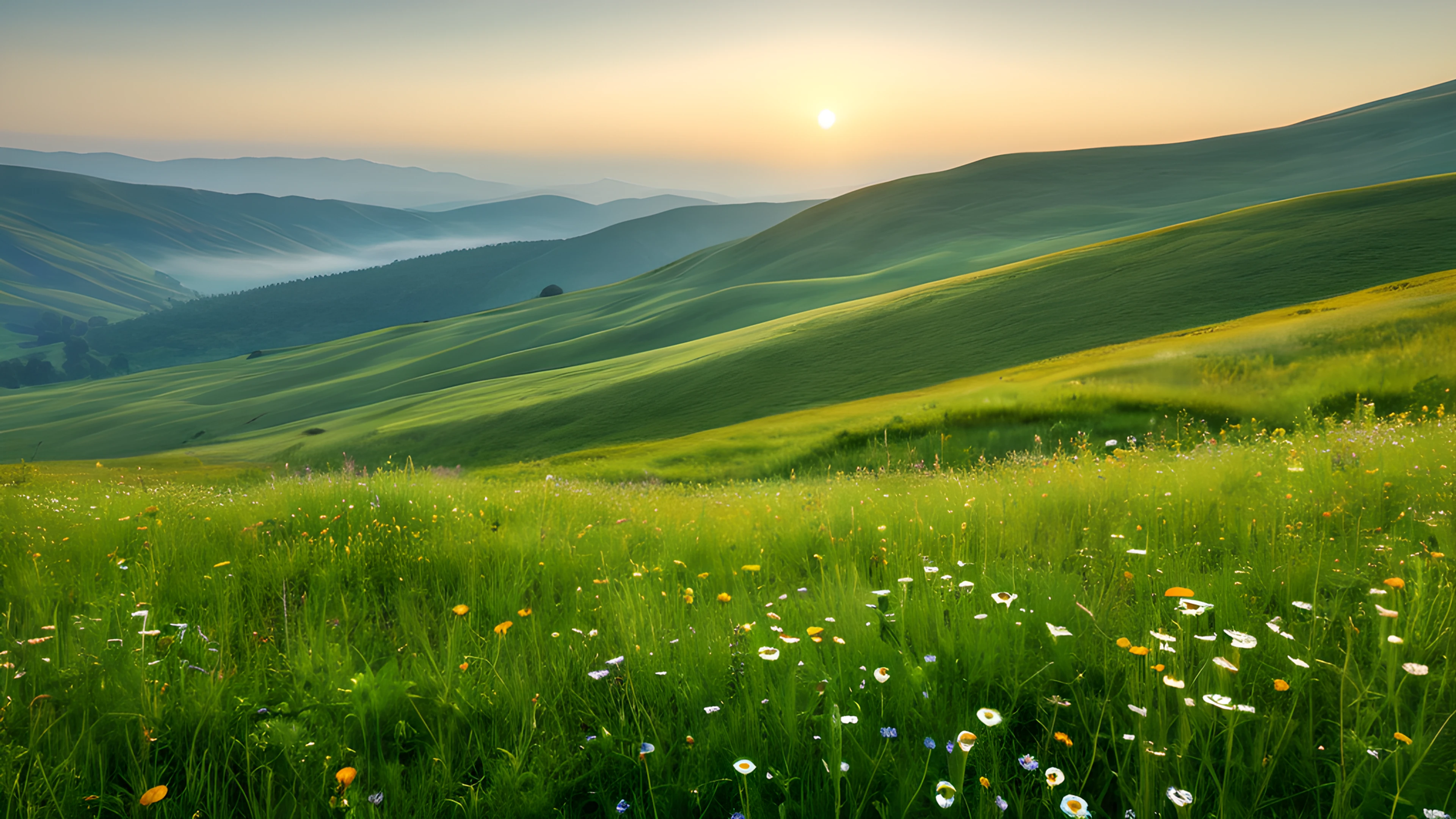 4K Spring Meadow hills 2025-10-24