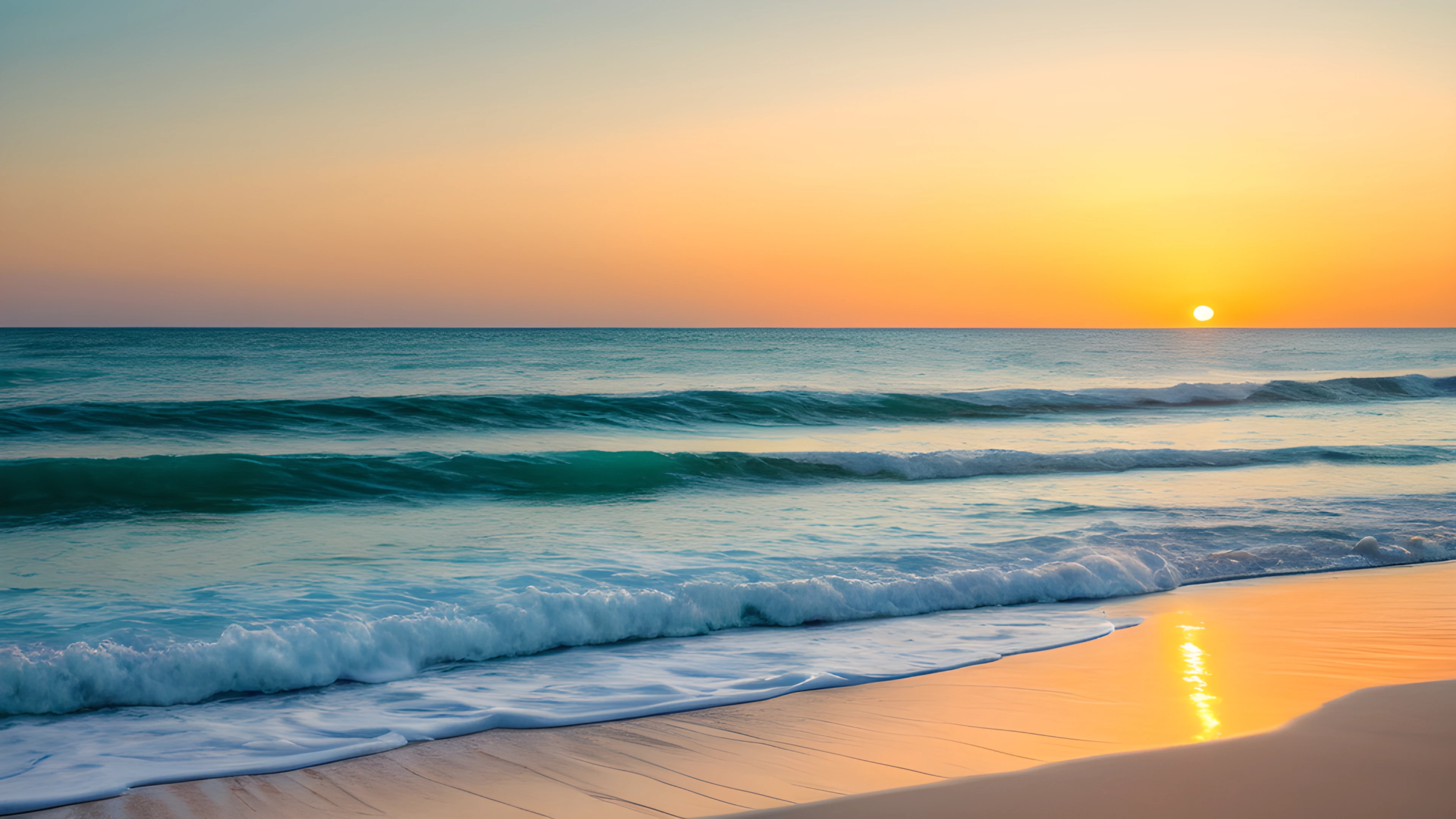 4K Summer Tropical Sunset ocean 2025-10-24