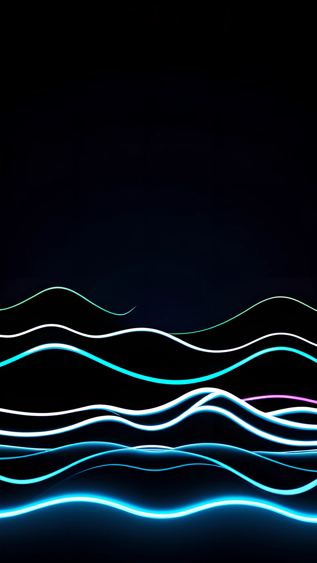 Dark AMOLED Abstract (Mobile & Desktop) waves 2025-10-23