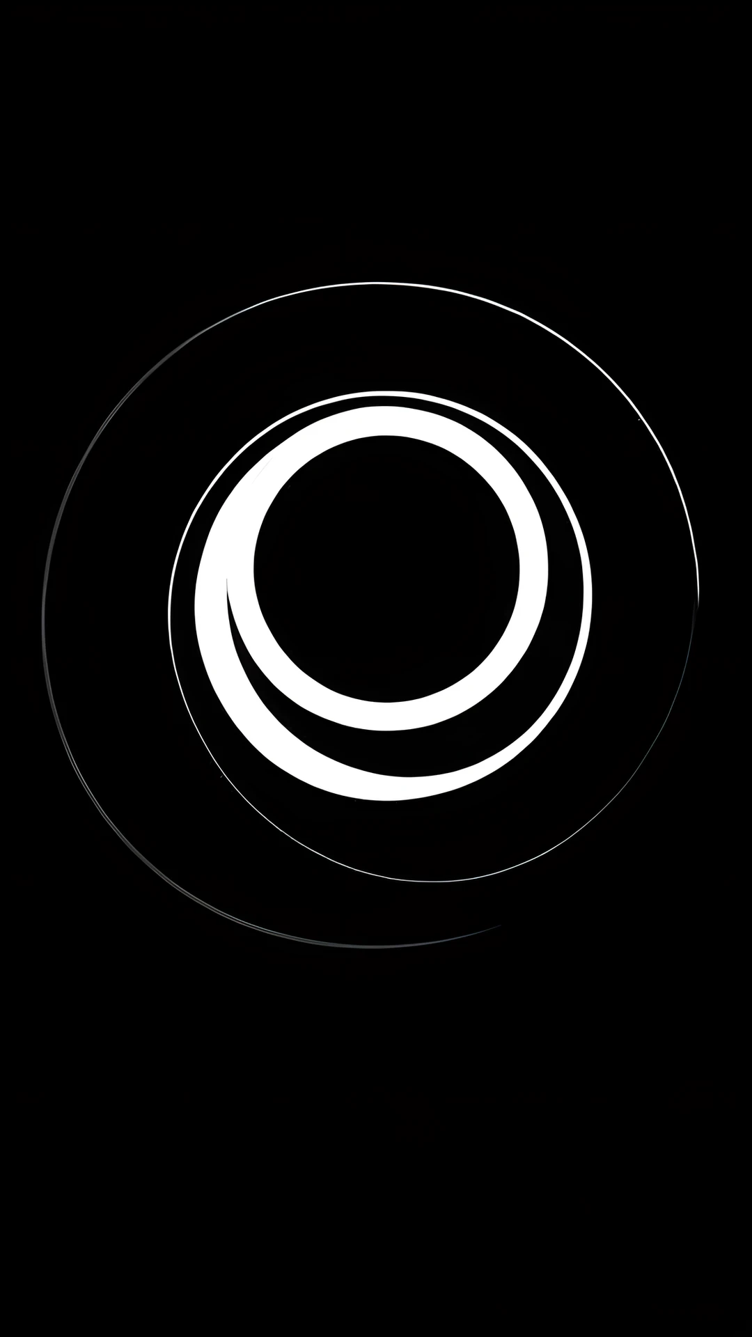 iPhone AMOLED Black Minimal circles 2025-10-24