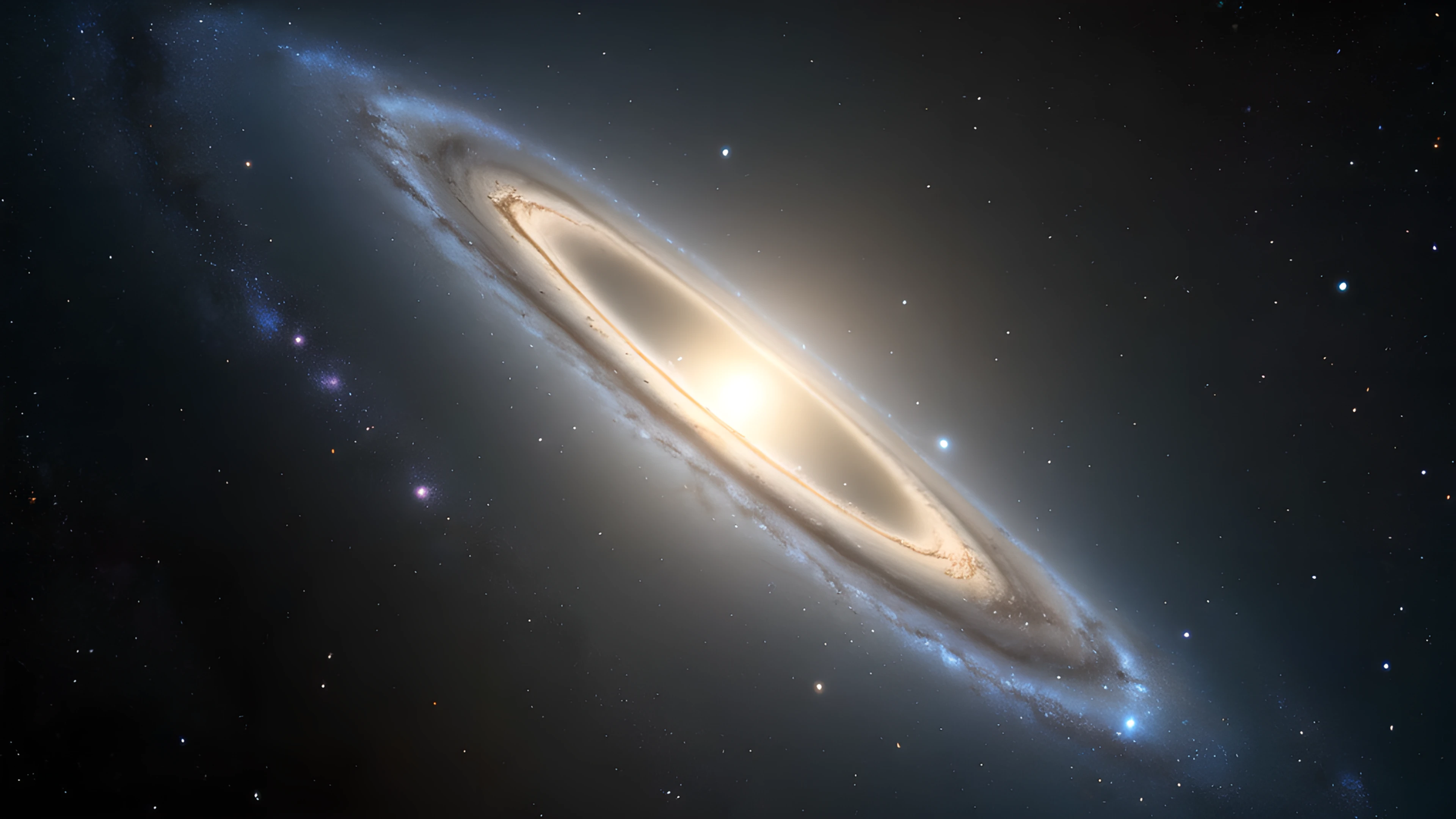 4K Space Nebula asteroid belt 2025-10-29