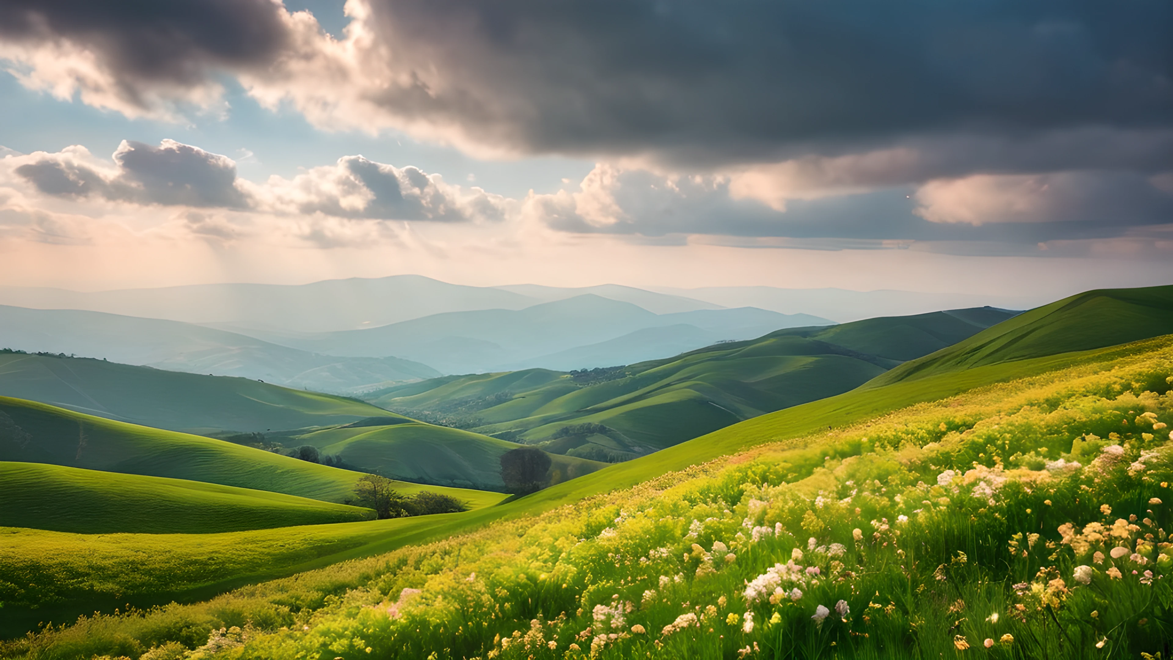 4K Spring Meadow clouds 2025-10-29