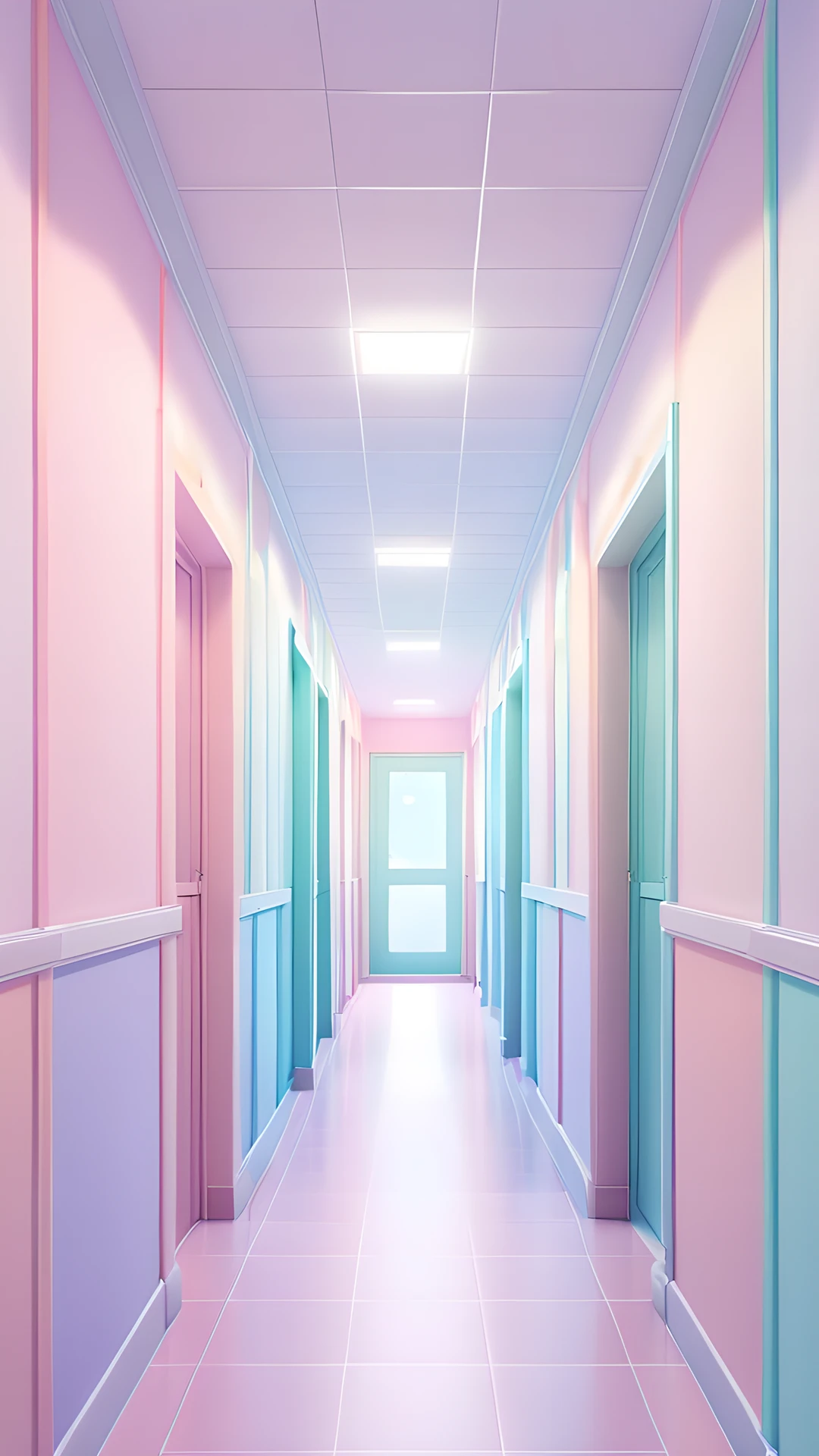 iPhone Anime Aesthetic (Safe) school corridor 2025-10-29