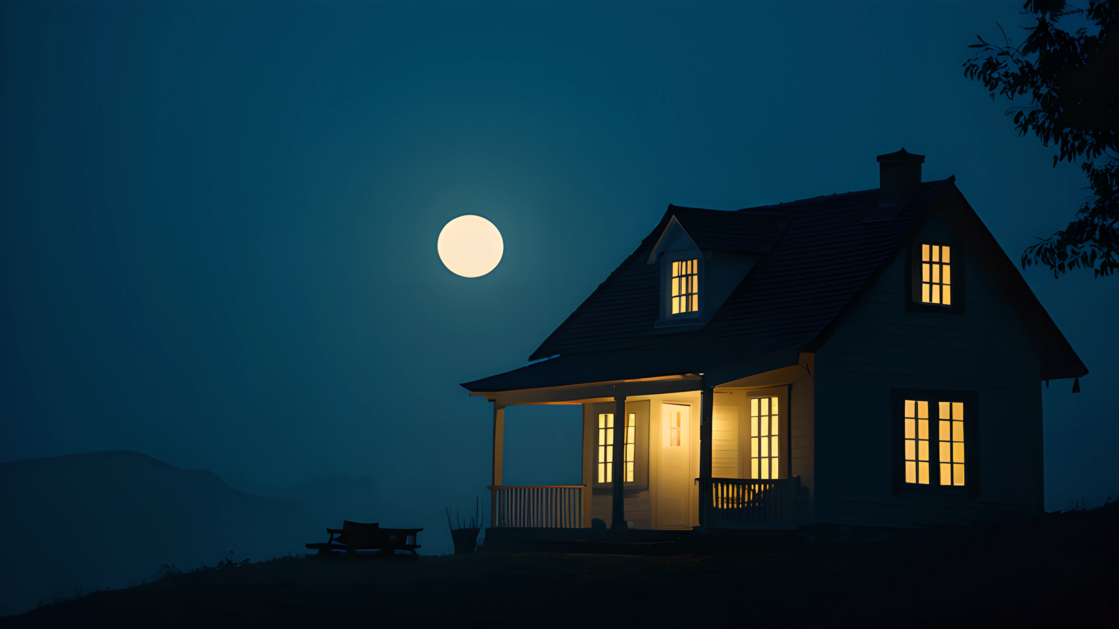 4K Halloween Haunted Street lanterns 2025-10-31