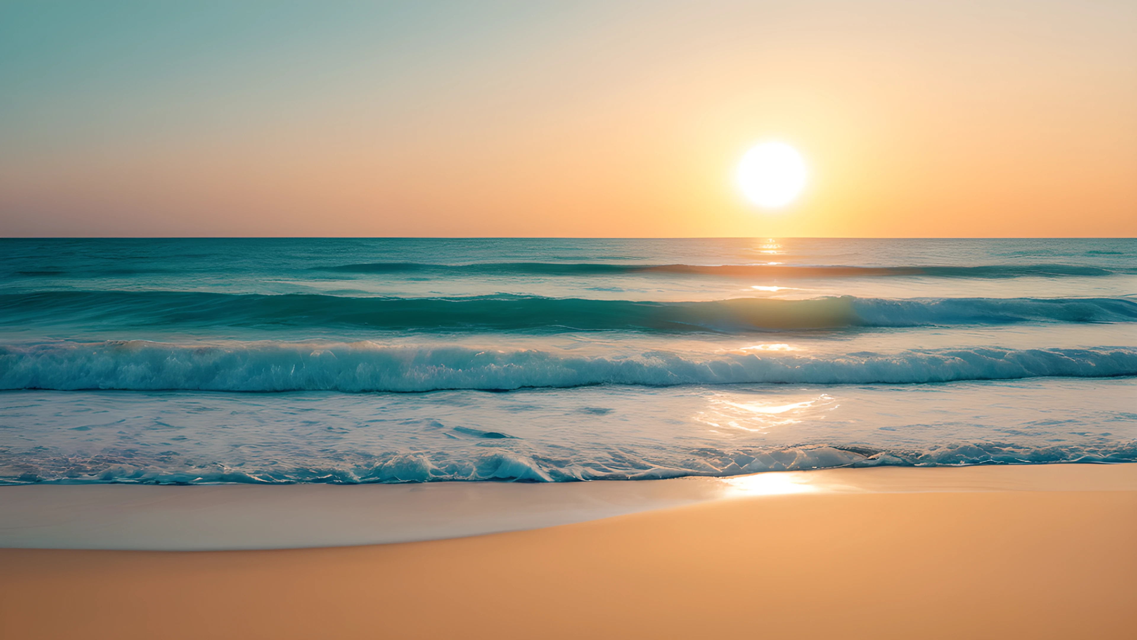 4K Summer Tropical Sunset horizon 2025-10-31