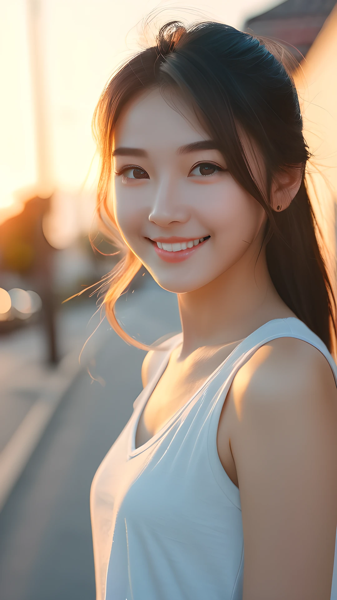 iPhone Anime Aesthetic (Safe) sunset street 2025-10-31