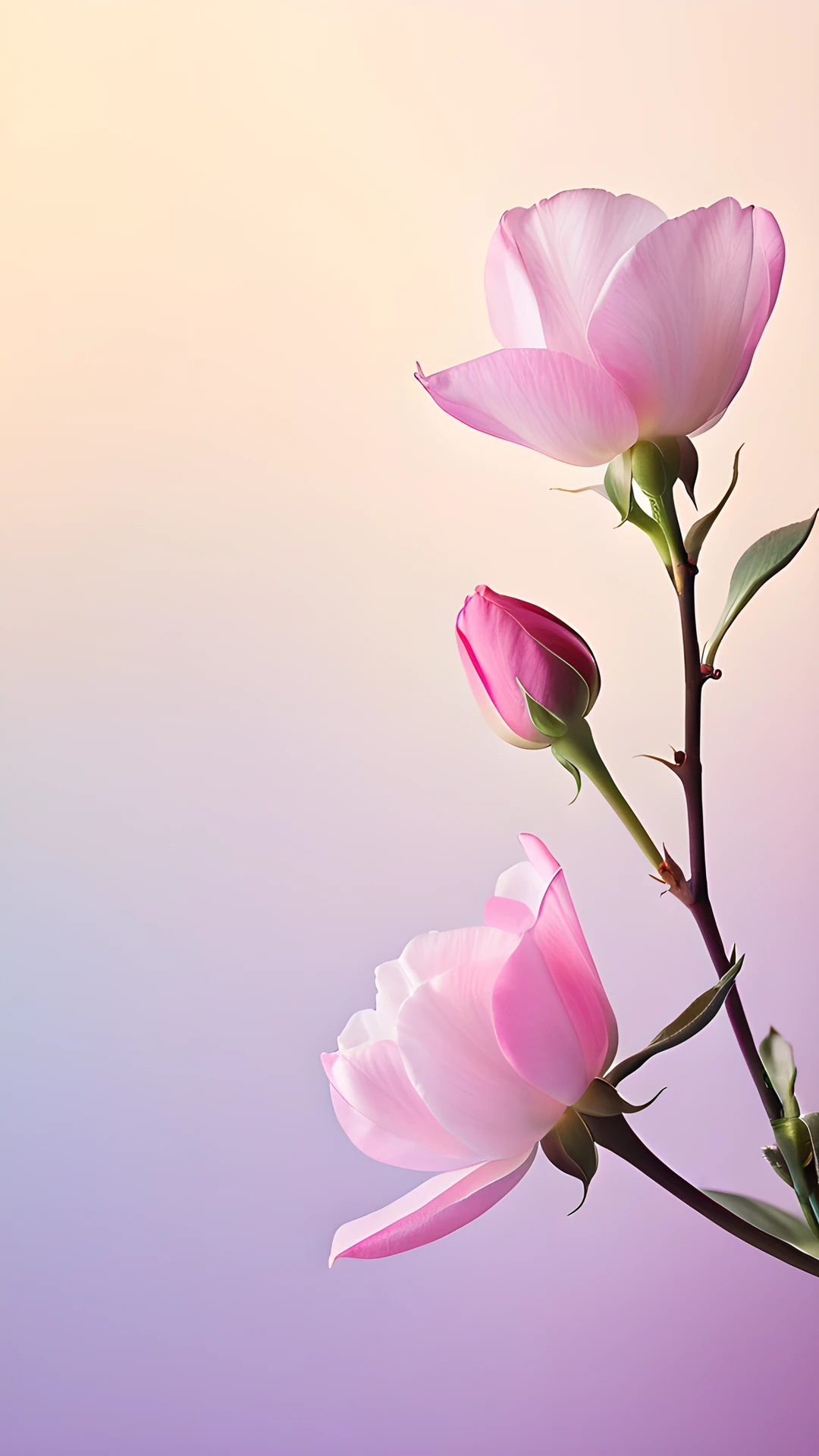 Spring Pastel Blossoms (Mobile) petals 2025-10-31