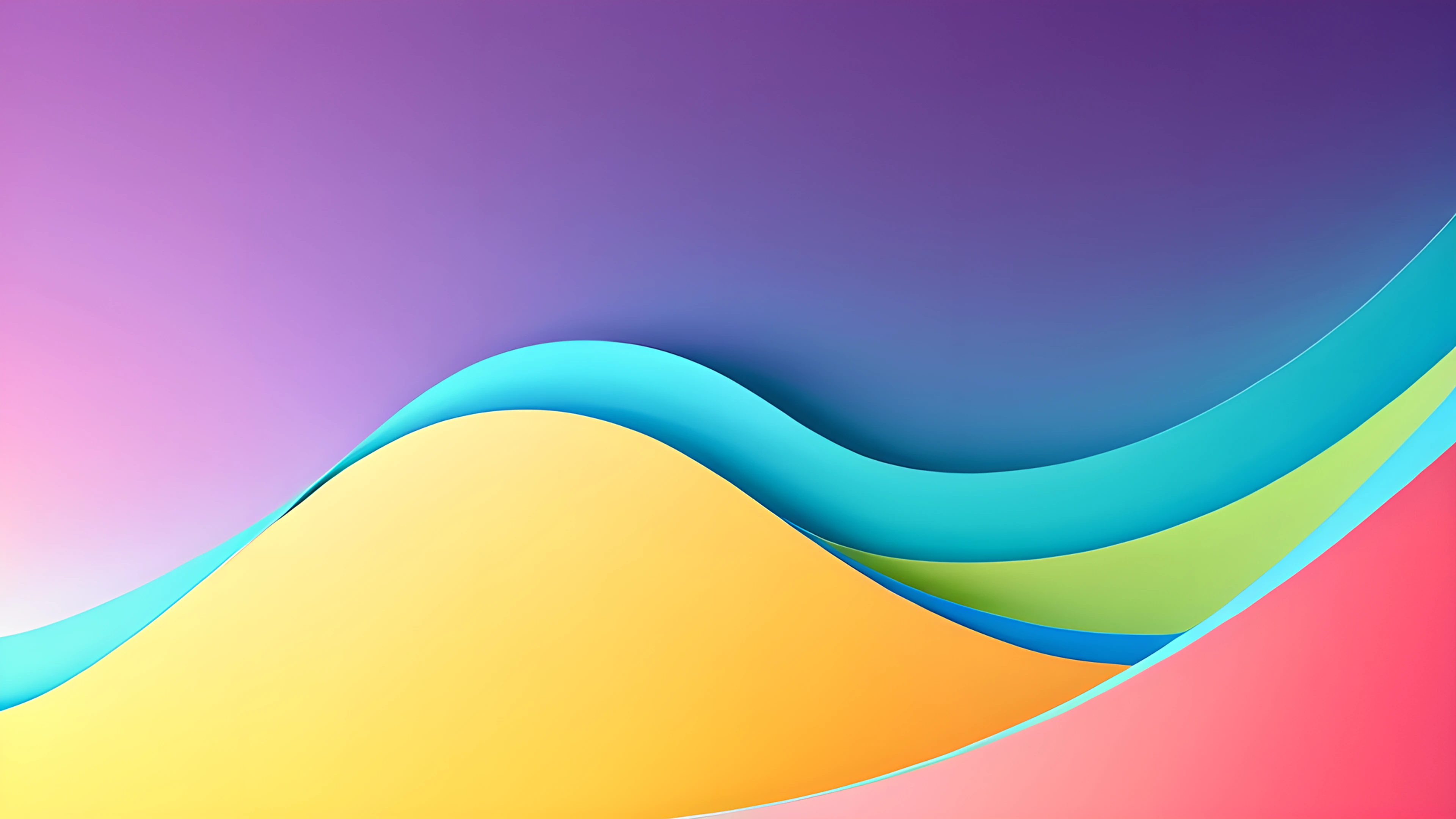 4K Minimal Gradient paper-cut layers 2025-10-31