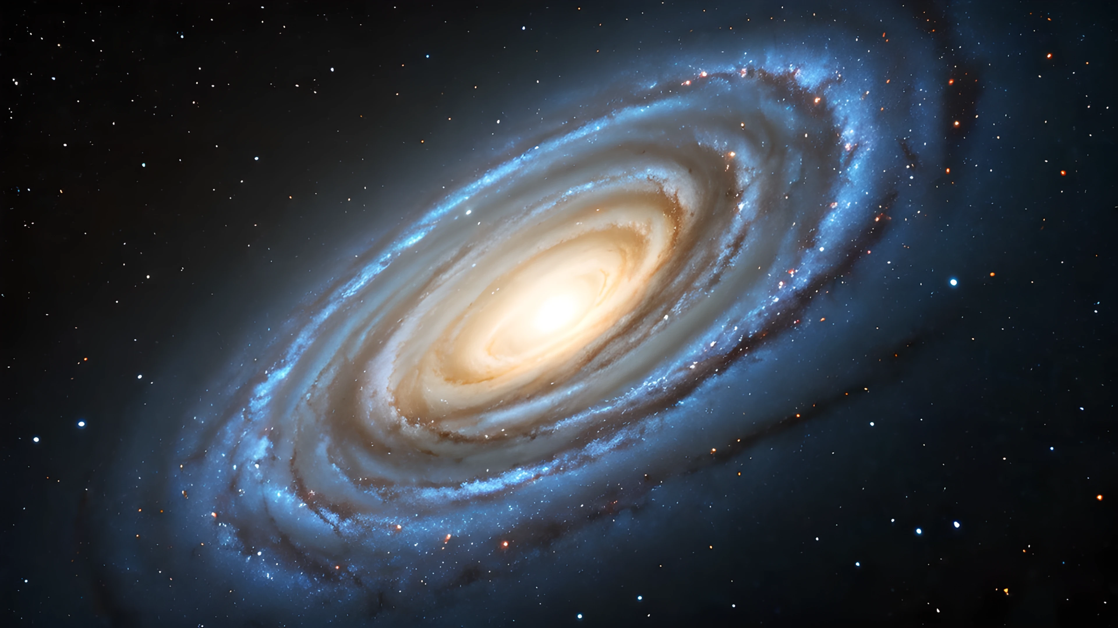 4K Space Nebula star cluster 2025-10-31