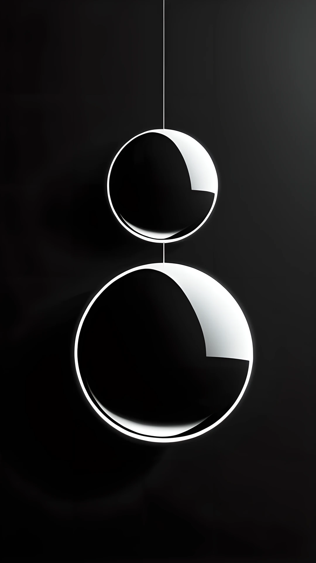 iPhone AMOLED Black Minimal spheres 2025-10-31