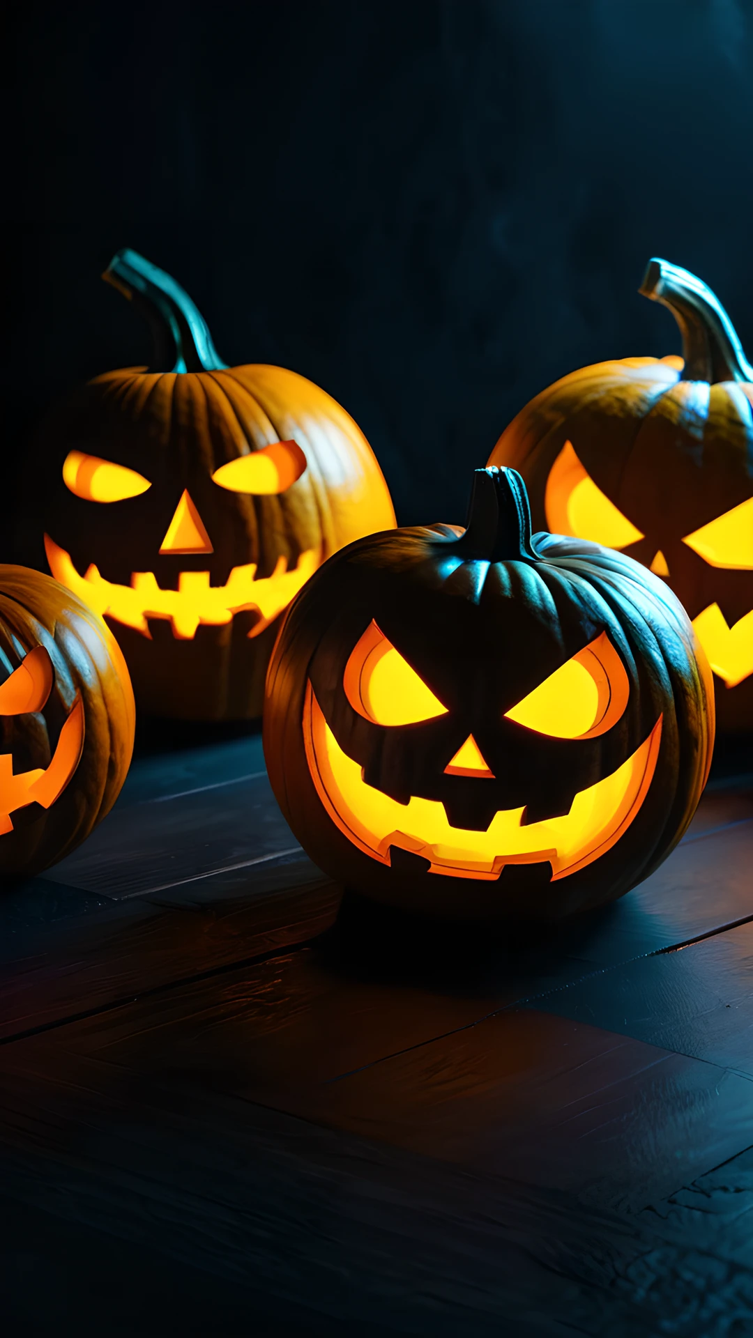 Halloween Neon Pumpkins (Mobile) pumpkins 2025-12-19