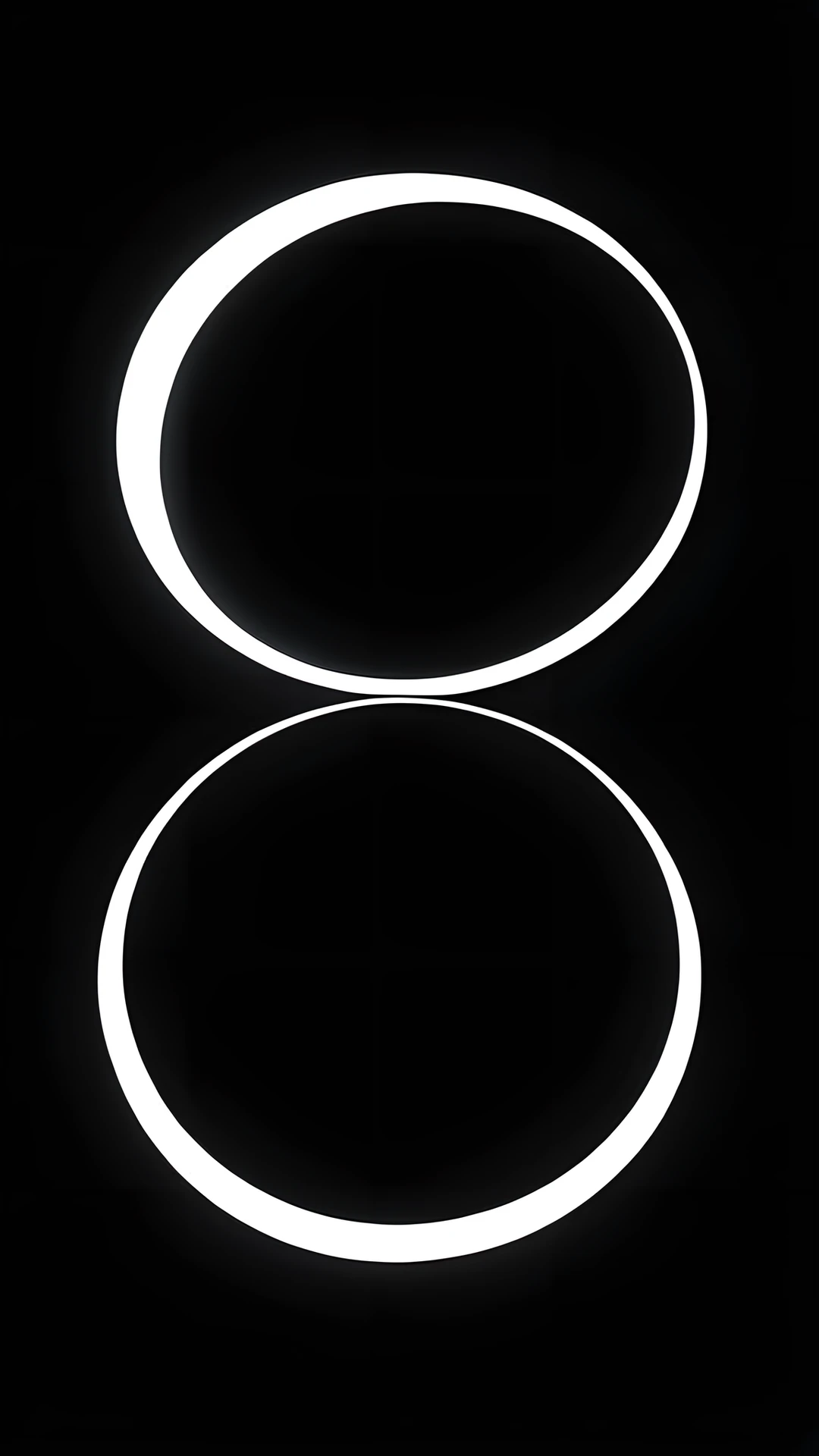 iPhone AMOLED Black Minimal circles 2025-12-19