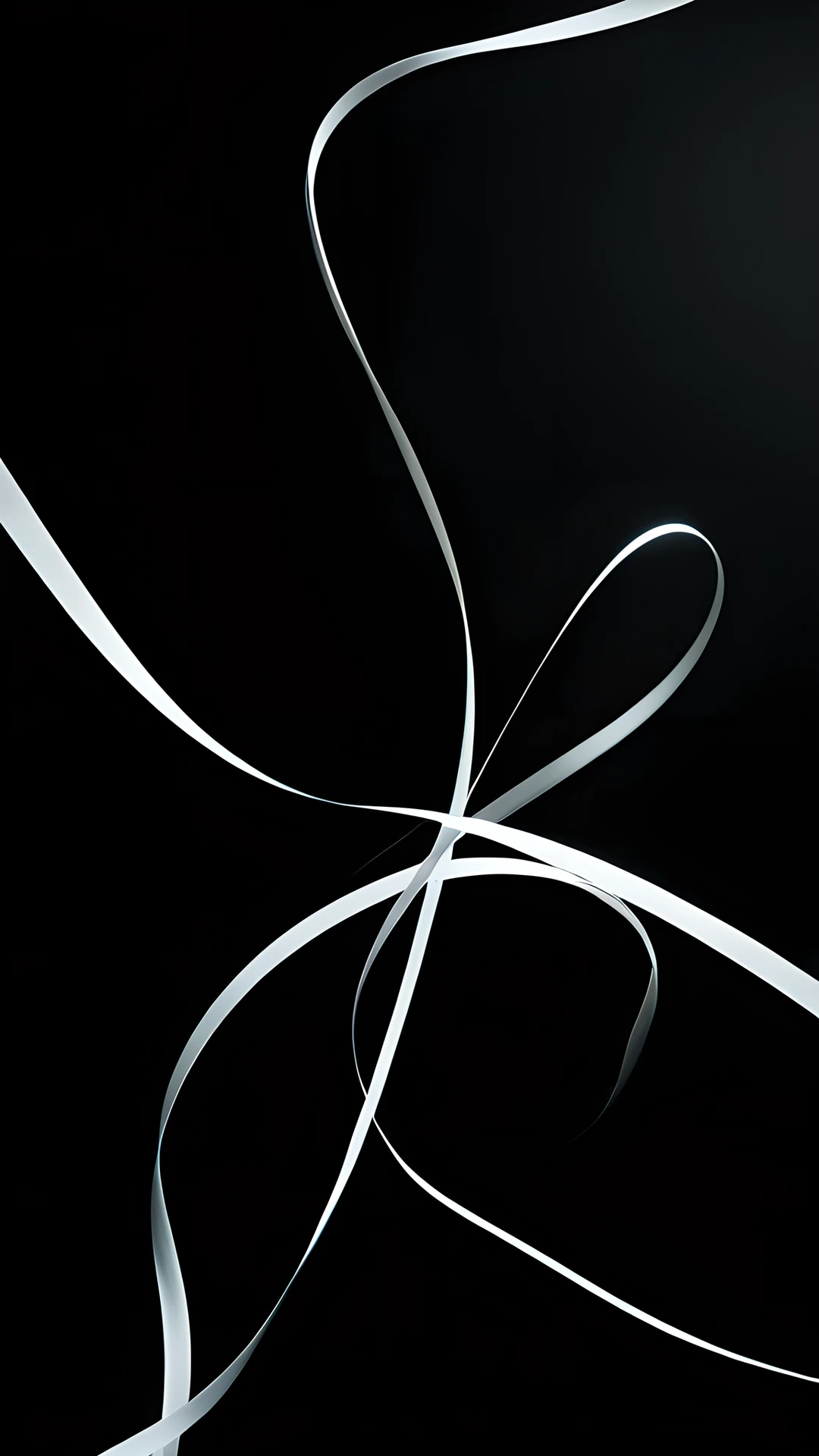 iPhone AMOLED Black Minimal ribbons 2025-12-19