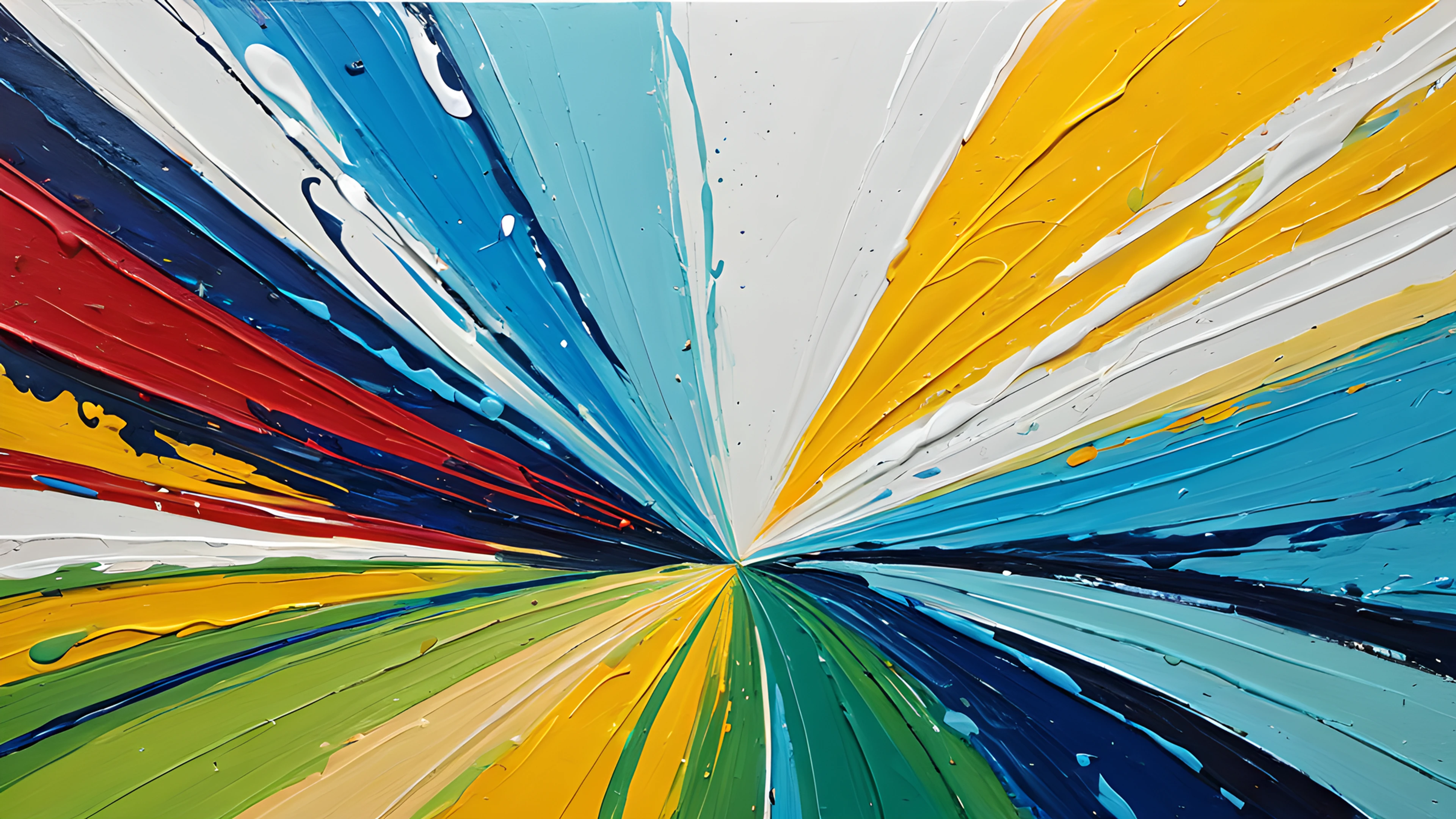 4K Artistic Brush Abstract color fields 2025-12-31