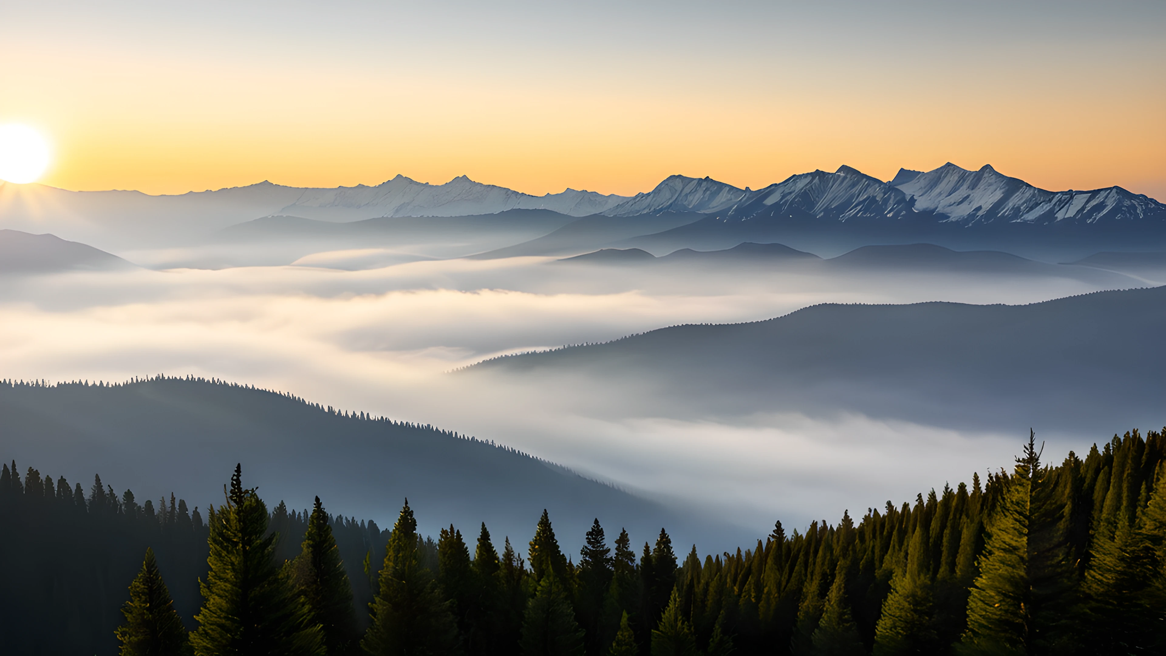 4K Epic Landscape pine forest 2025-12-31