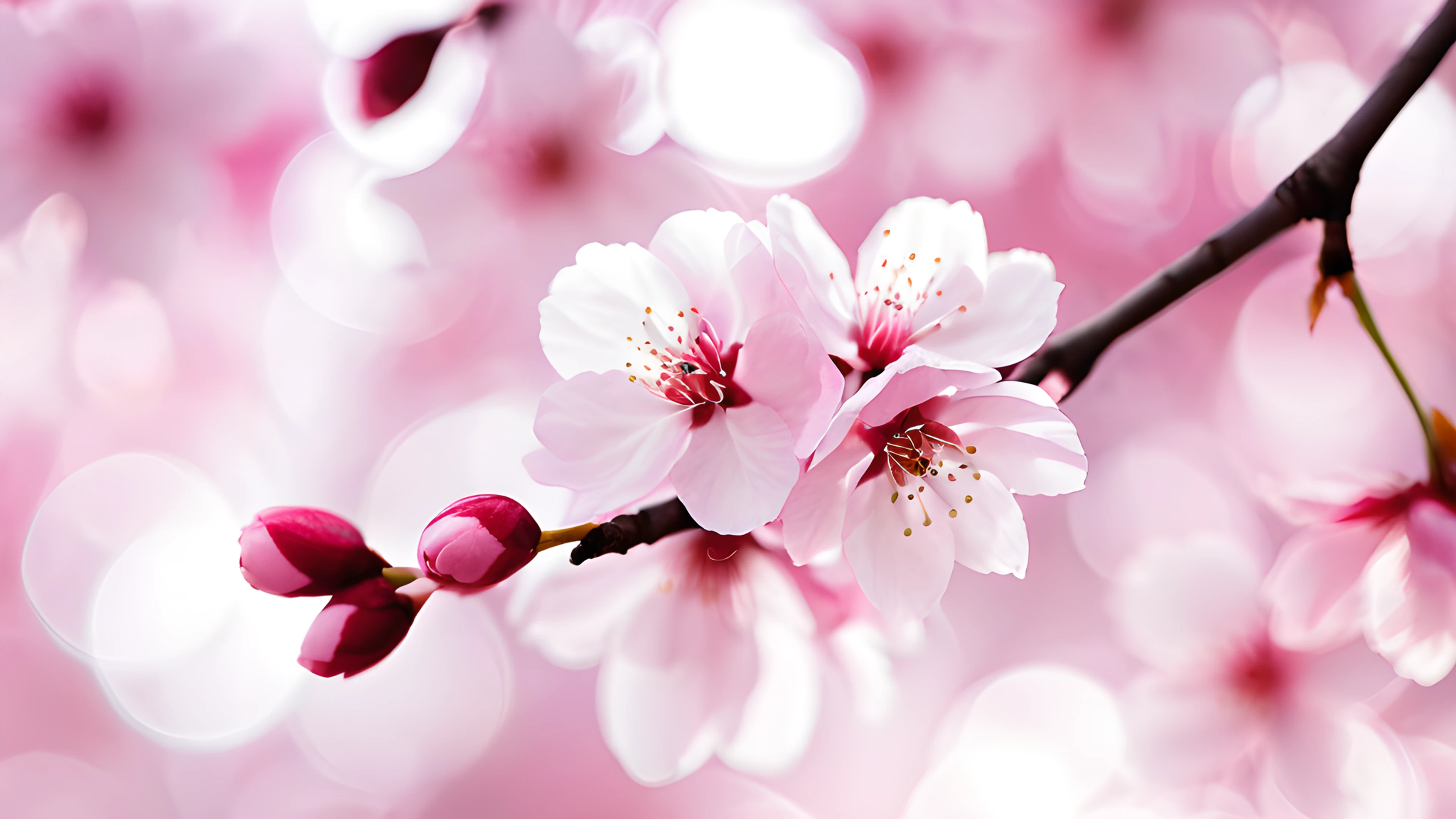 4K Flowers & Sakura cherry blossom branch 2025-12-31