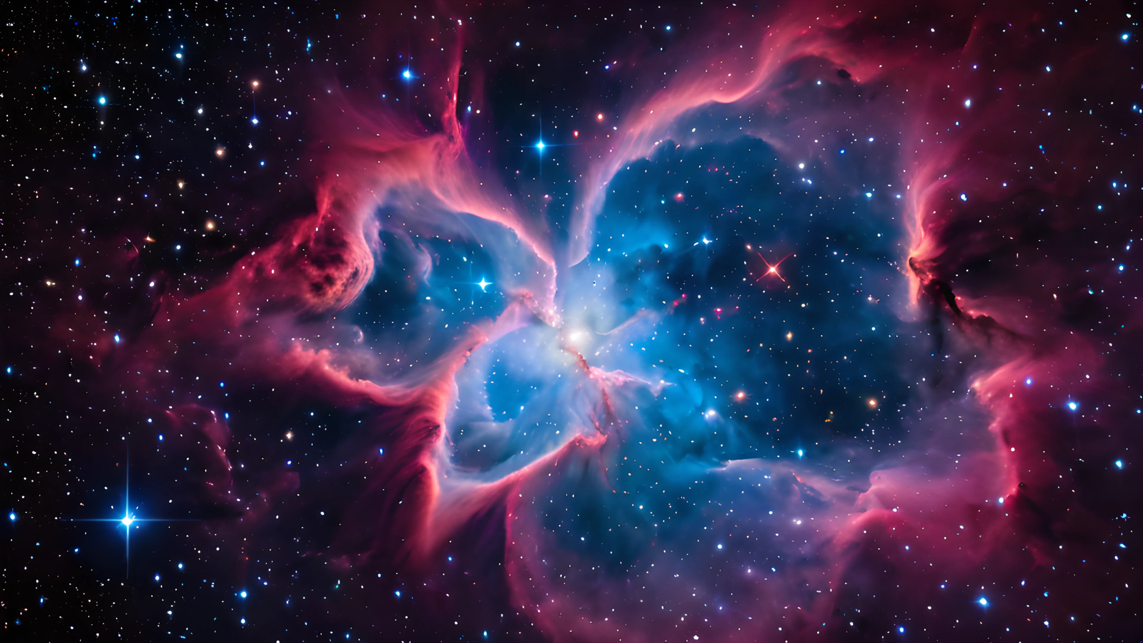 4K Space Nebula star cluster 2025-12-31