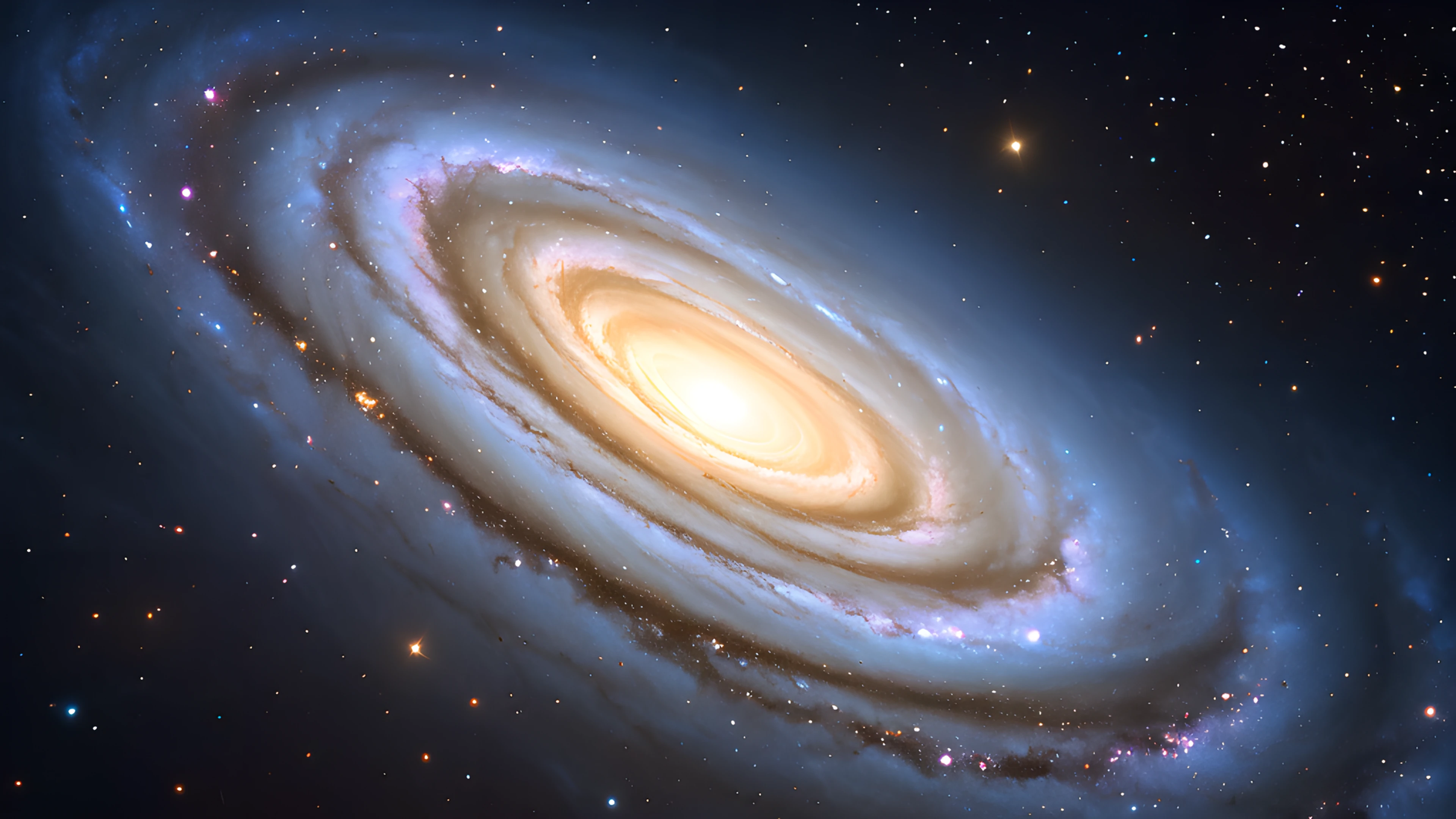 4K Space Nebula star cluster 2025-12-31