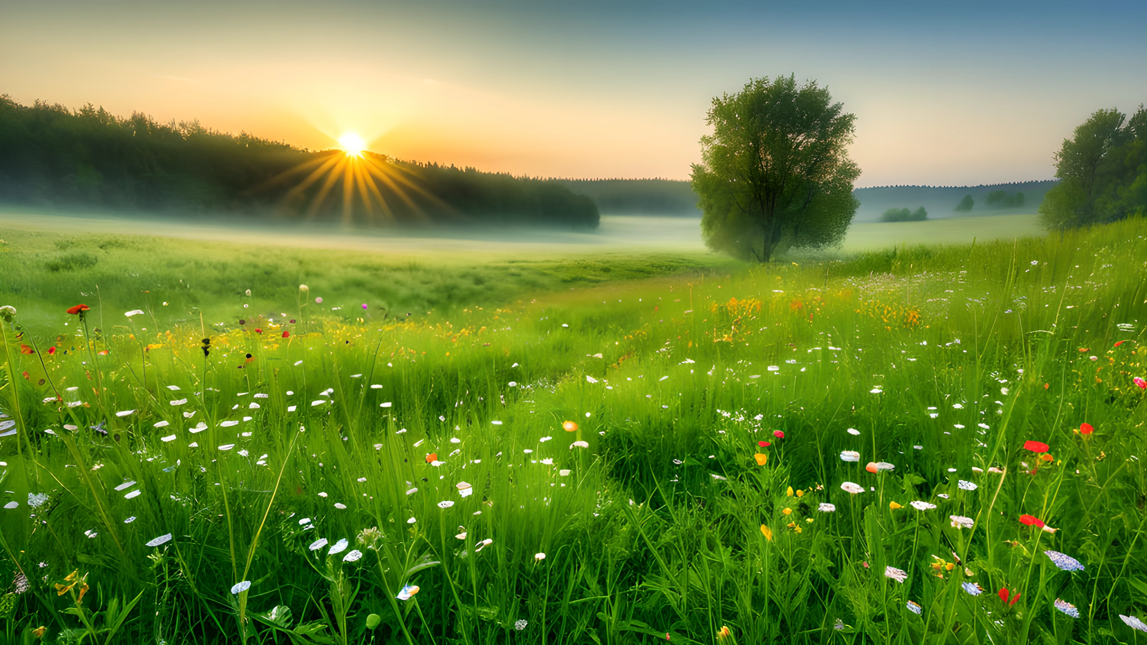 4K Spring Meadow wildflowers 2025-12-31