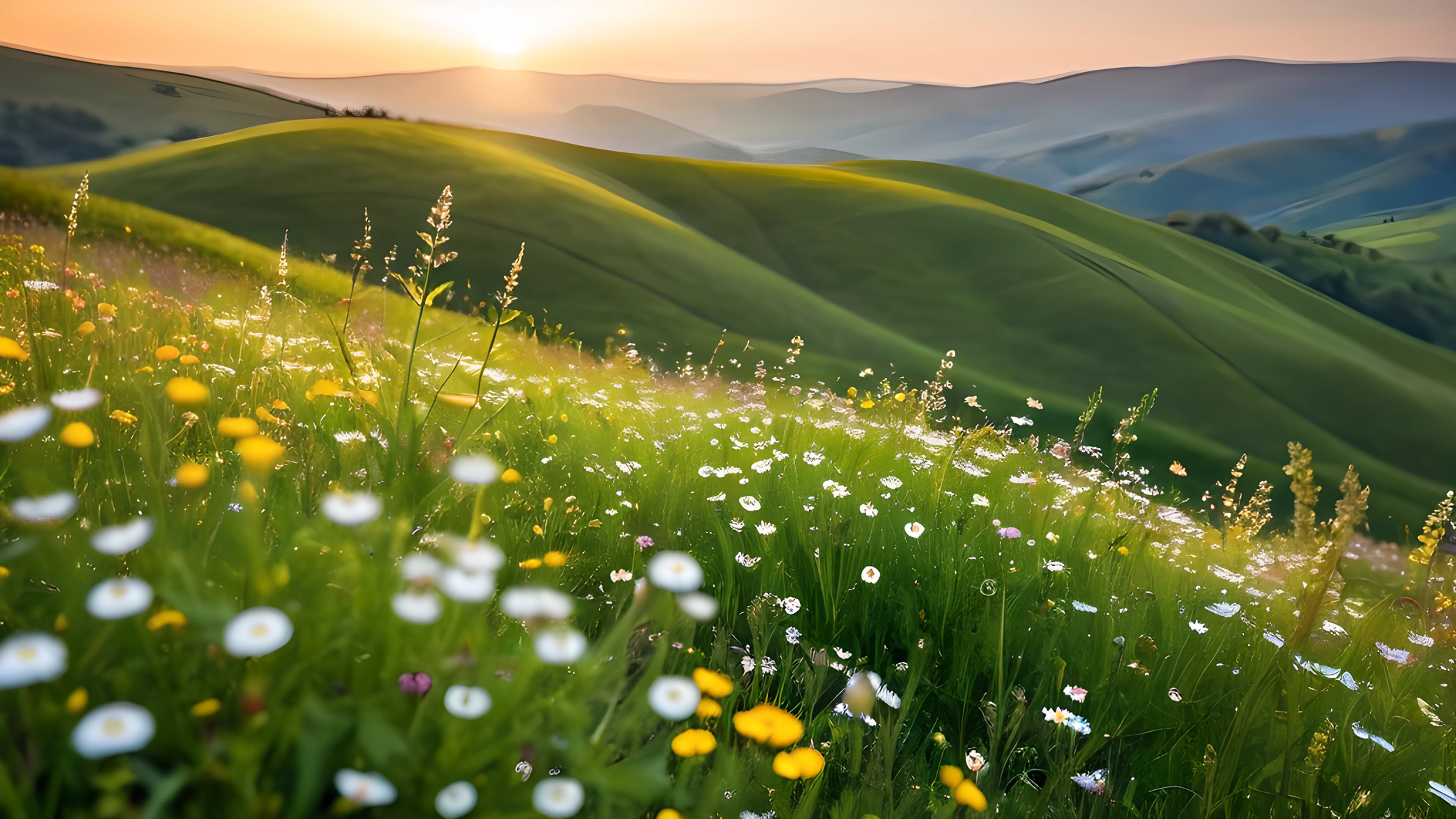 4K Spring Meadow wildflowers 2025-12-31