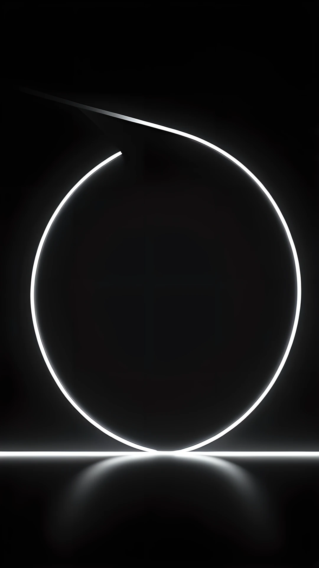 iPhone AMOLED Black Minimal arcs 2026-01-01