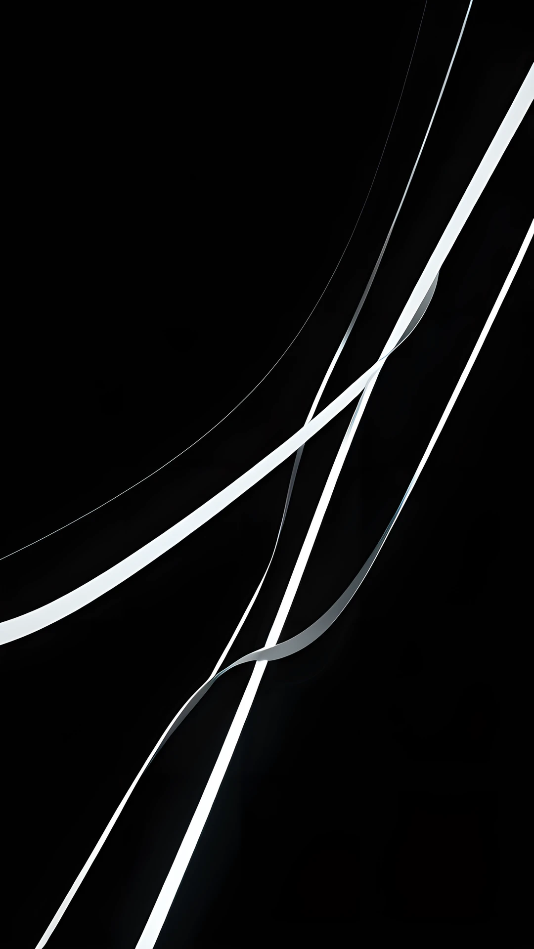 iPhone AMOLED Black Minimal ribbons 2025-12-31