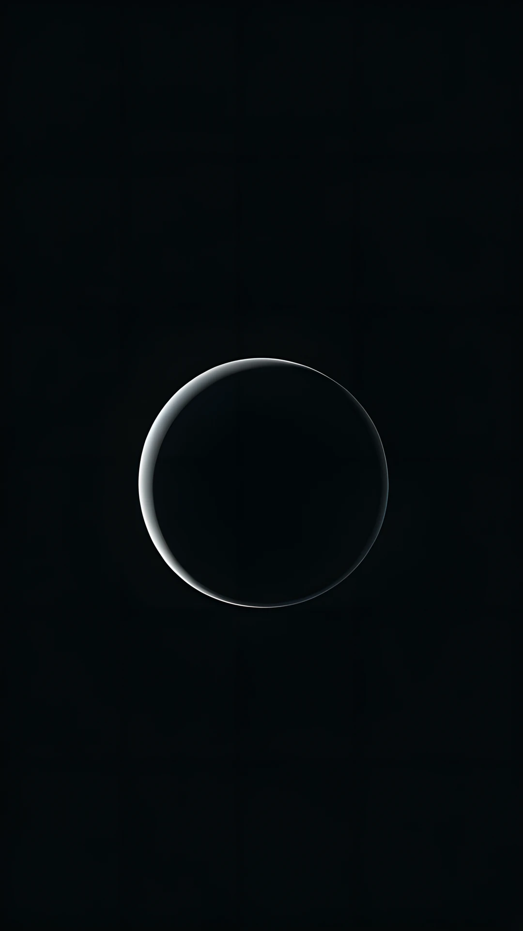 iPhone AMOLED Black Minimal spheres 2025-12-31